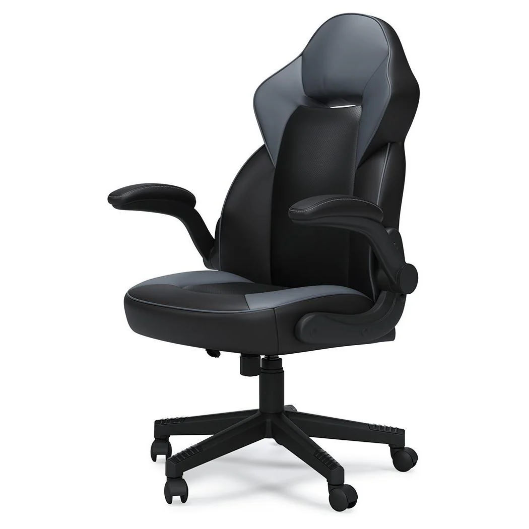Lynxtyn - Gray/black - Home Office Swivel Desk Chair - Image 4
