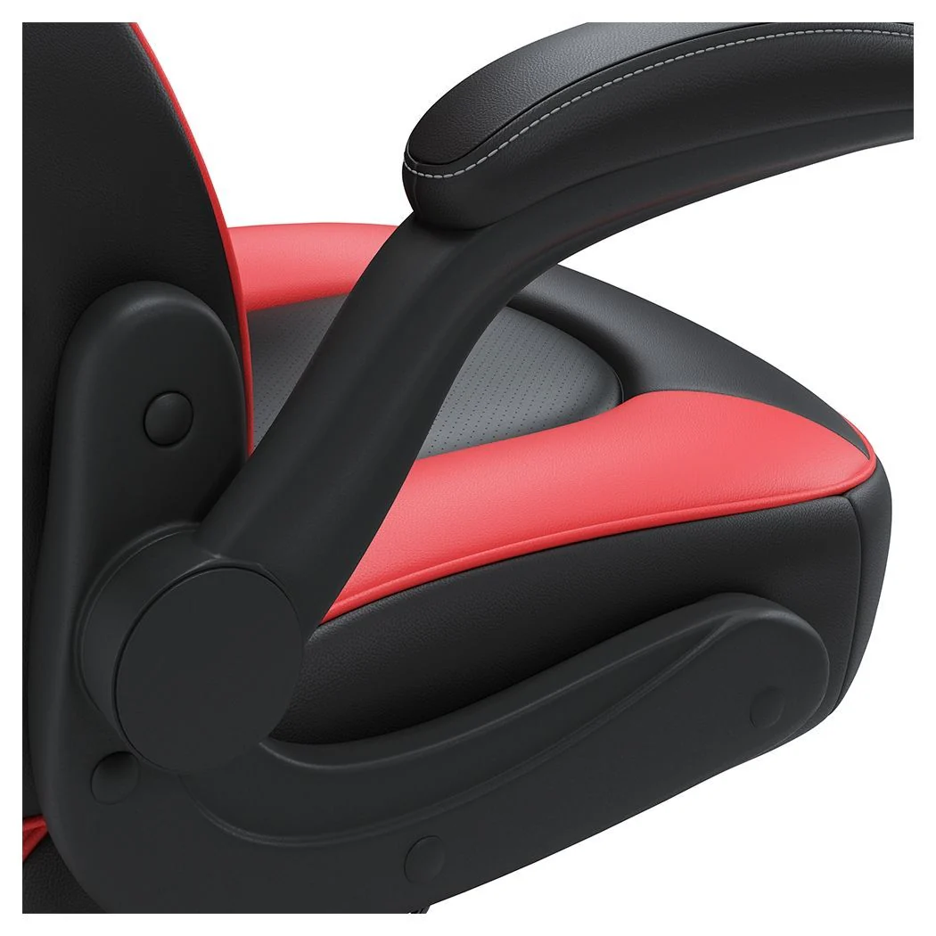 Lynxtyn - Red/black - Home Office Swivel Desk Chair - Image 25