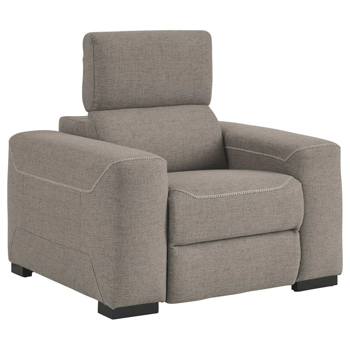 Mabton - Gray - Pwr Recliner/adj Headrest - Image 3