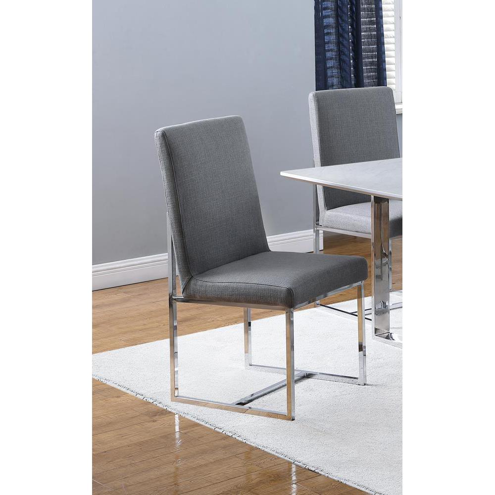 Mackinnon - Upholstered Side Chair - Gray - Image 10