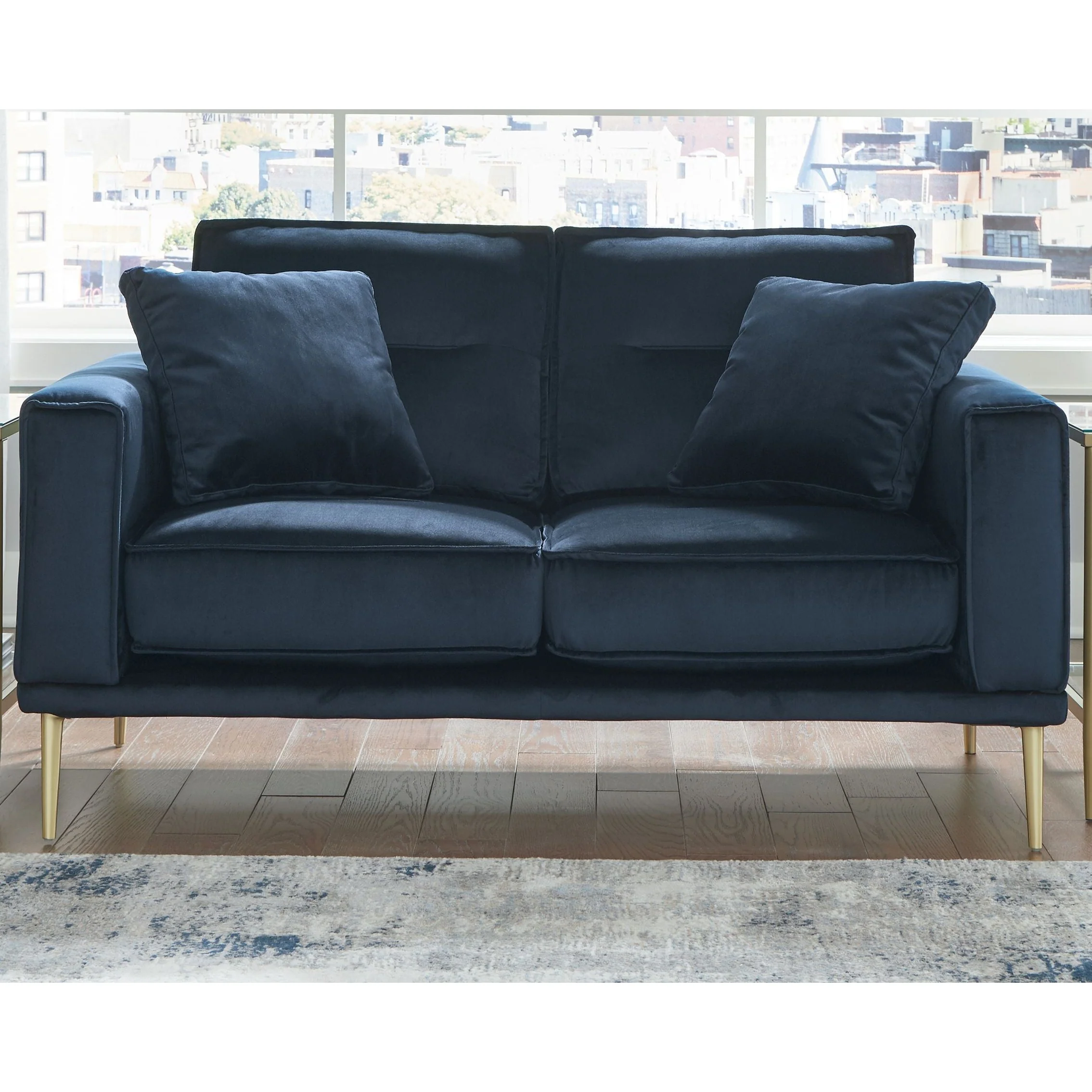 Macleary - Navy - Loveseat - Image 7