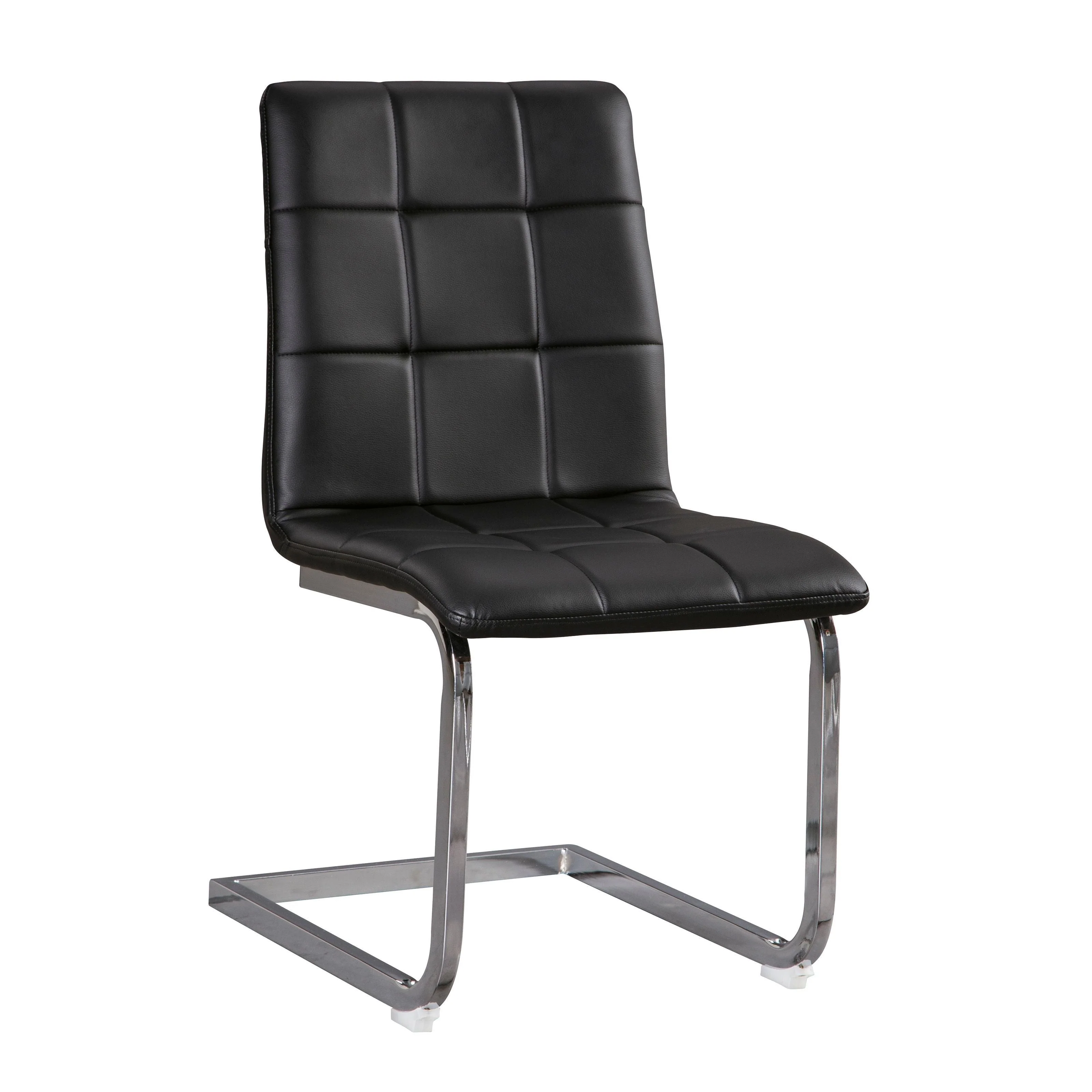 Madanere - Black/chrome Finish - Dining Chair (set Of 4)