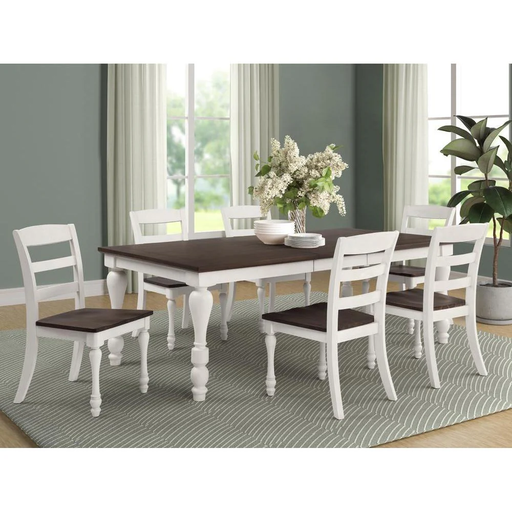 Madelyn - Dining Table With Extension Leaf - Brown - Image 12