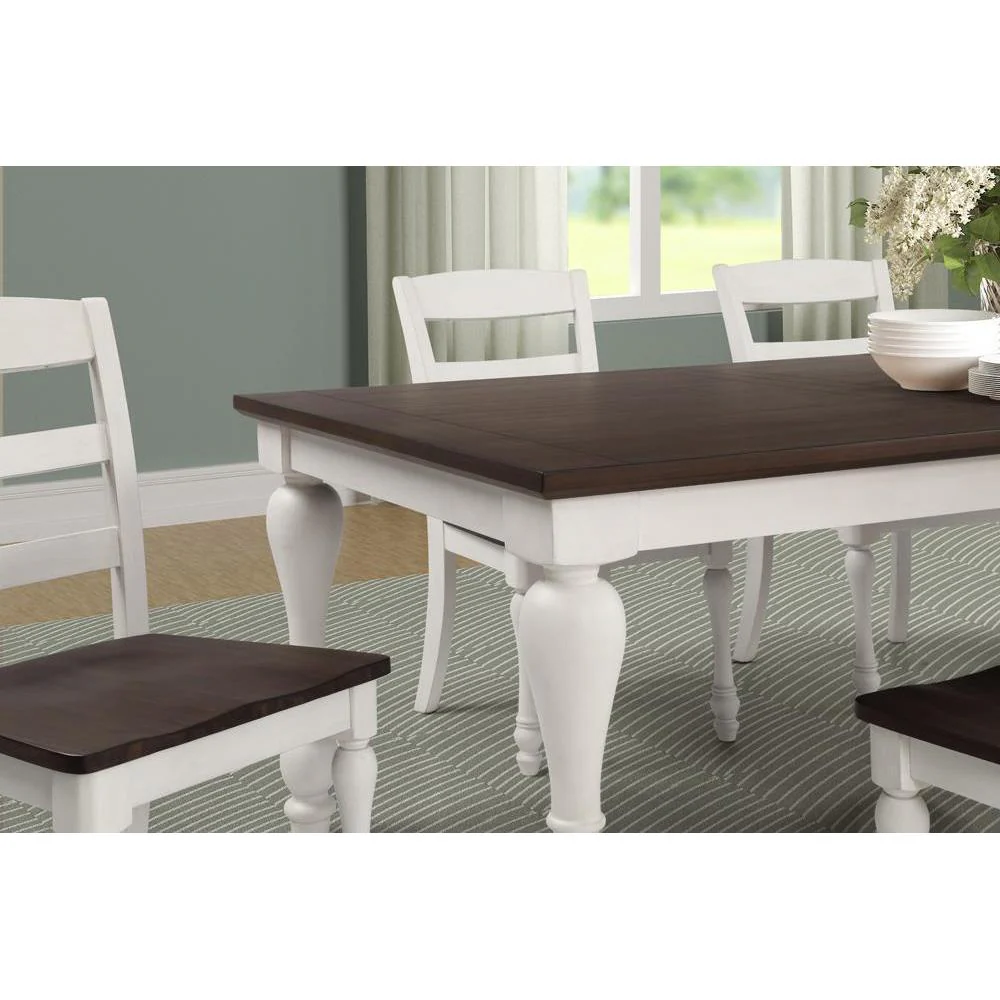 Madelyn - Dining Table With Extension Leaf - Brown - Image 5