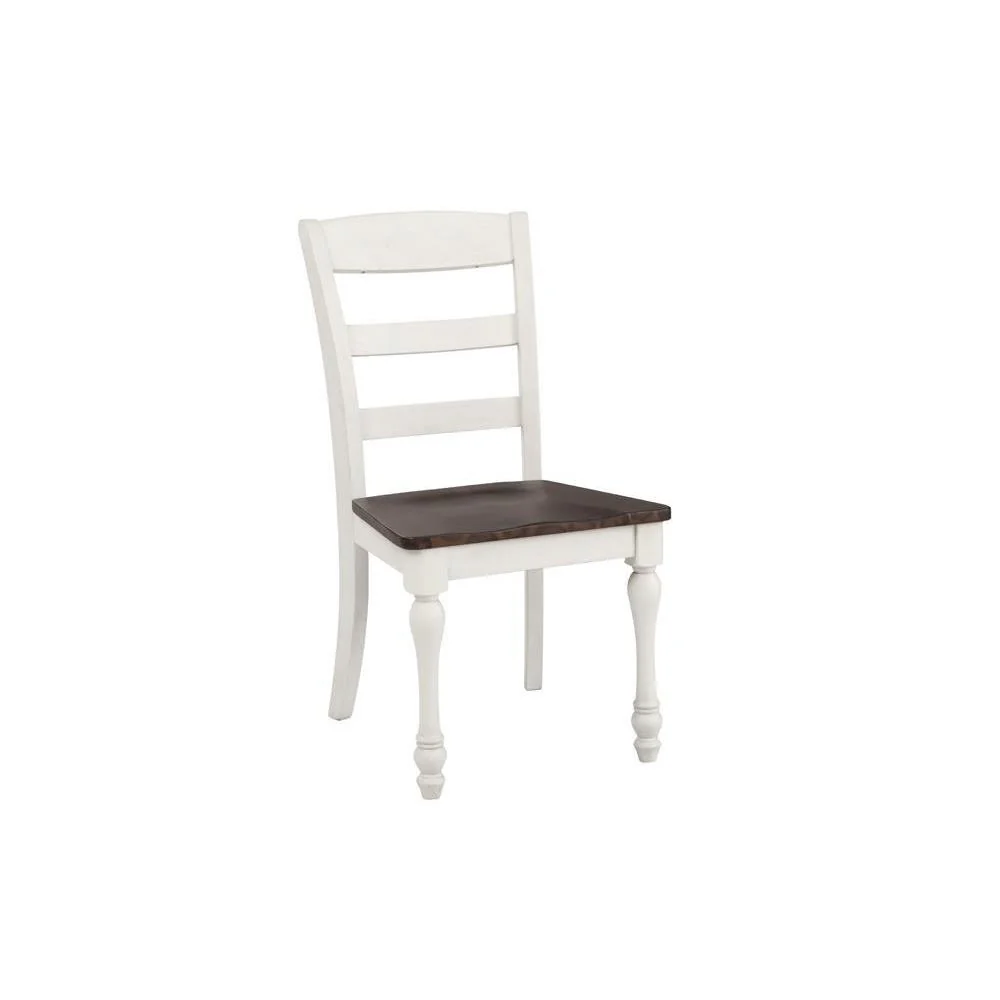 Madelyn - Ladder Back Side Chair - White - Image 11