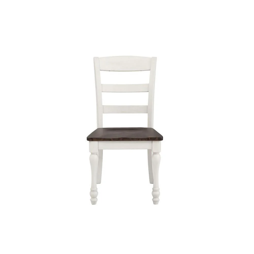 Madelyn - Ladder Back Side Chair - White - Image 12