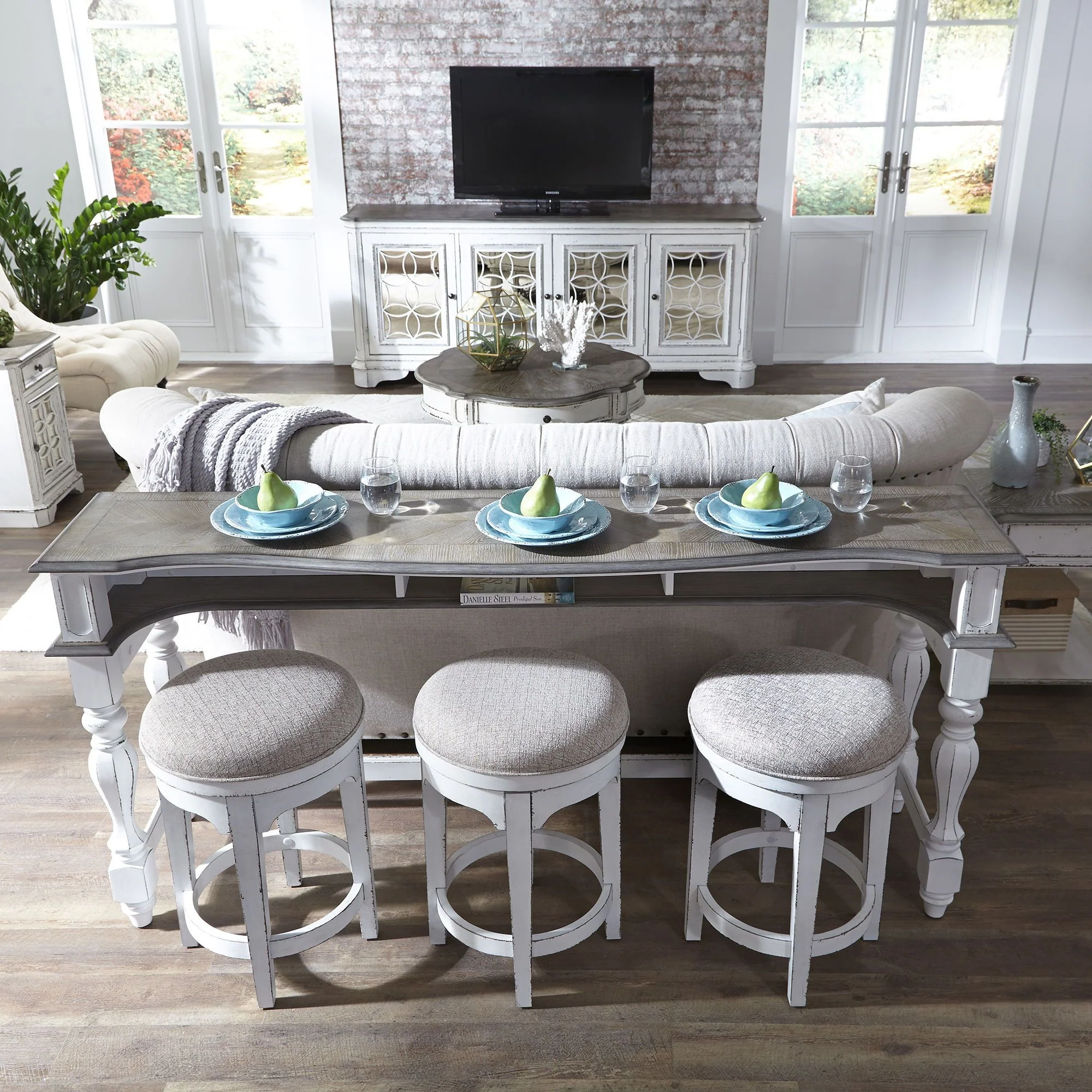 Liberty Magnolia Manor - Console Swivel Stool - Image 44