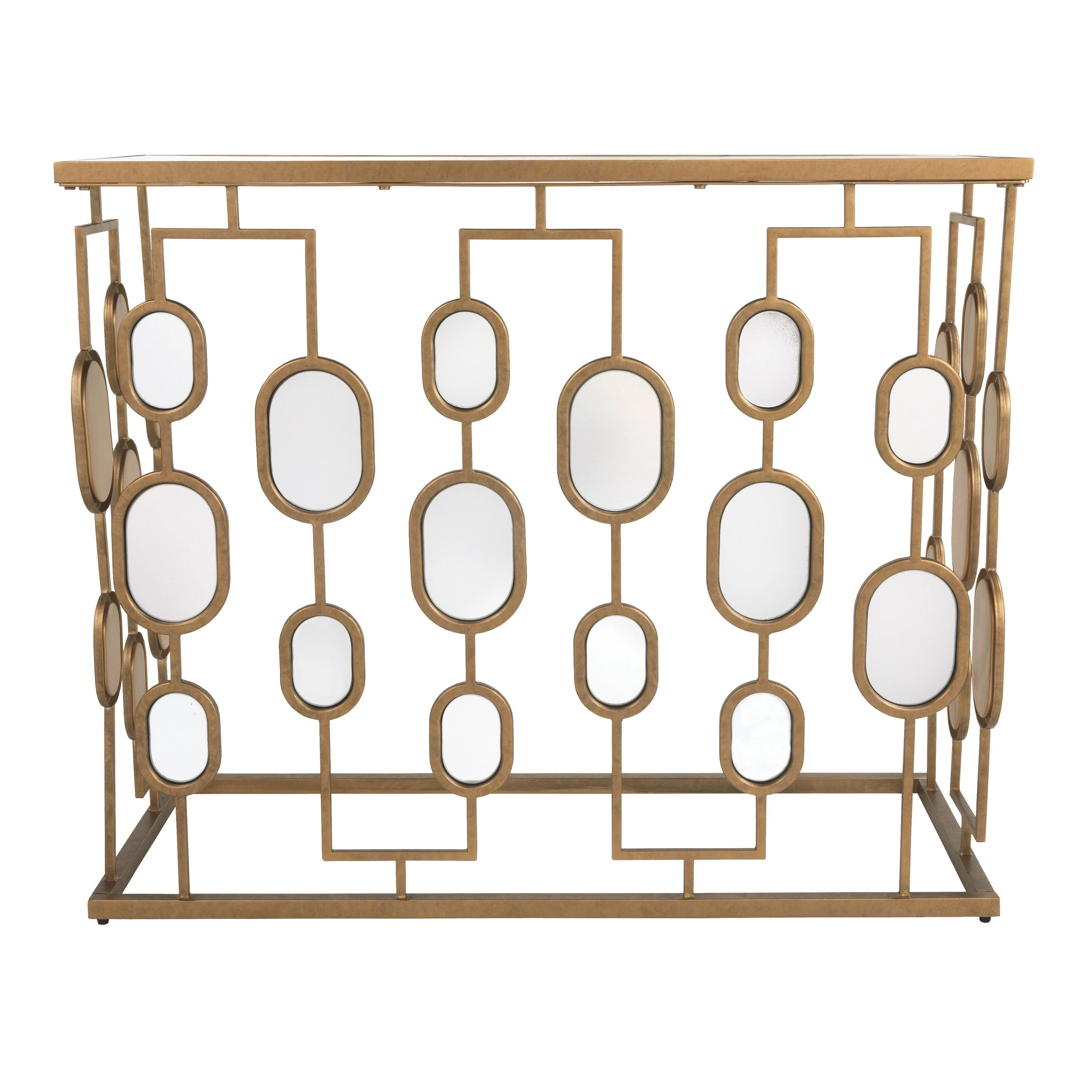Majaci - Gold Finish - Console Table - Image 3