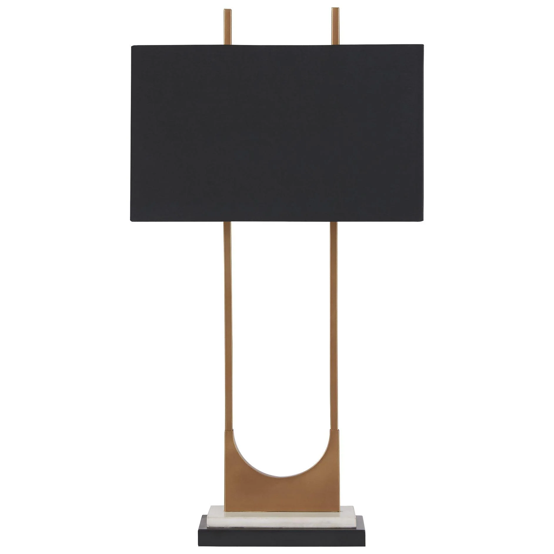 Malana - Brass Finish - Metal Table Lamp (1/cn)