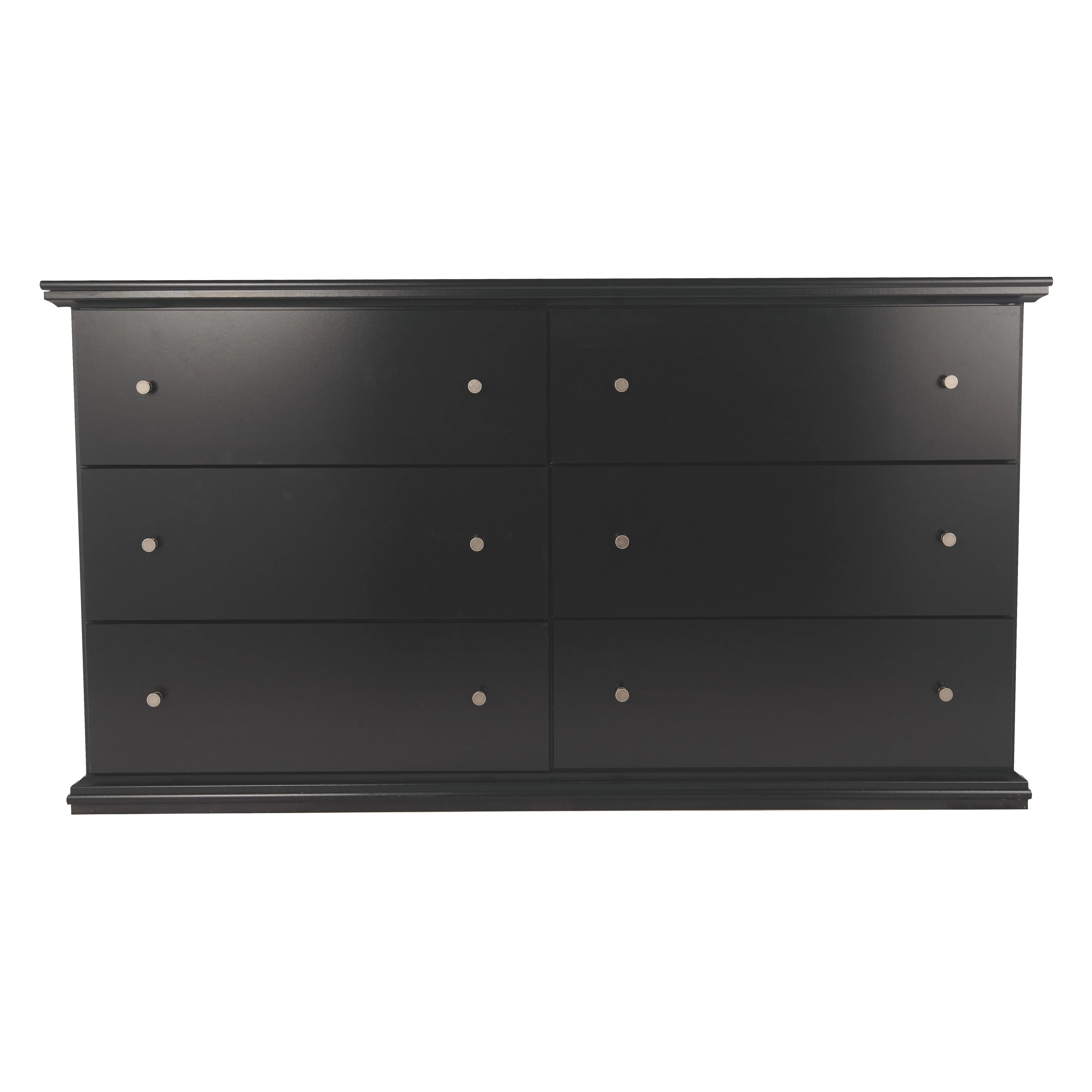 Maribel - Black - Six Drawer Dresser - Image 5
