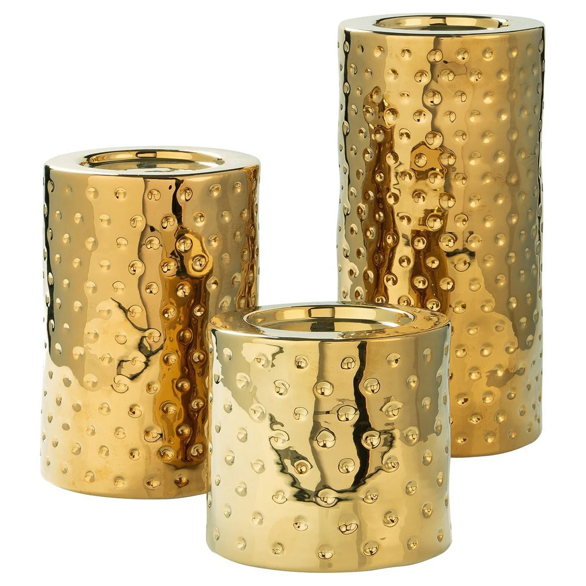 Marisa - Gold Finish - Candle Holder Set (3/cn) - Image 4