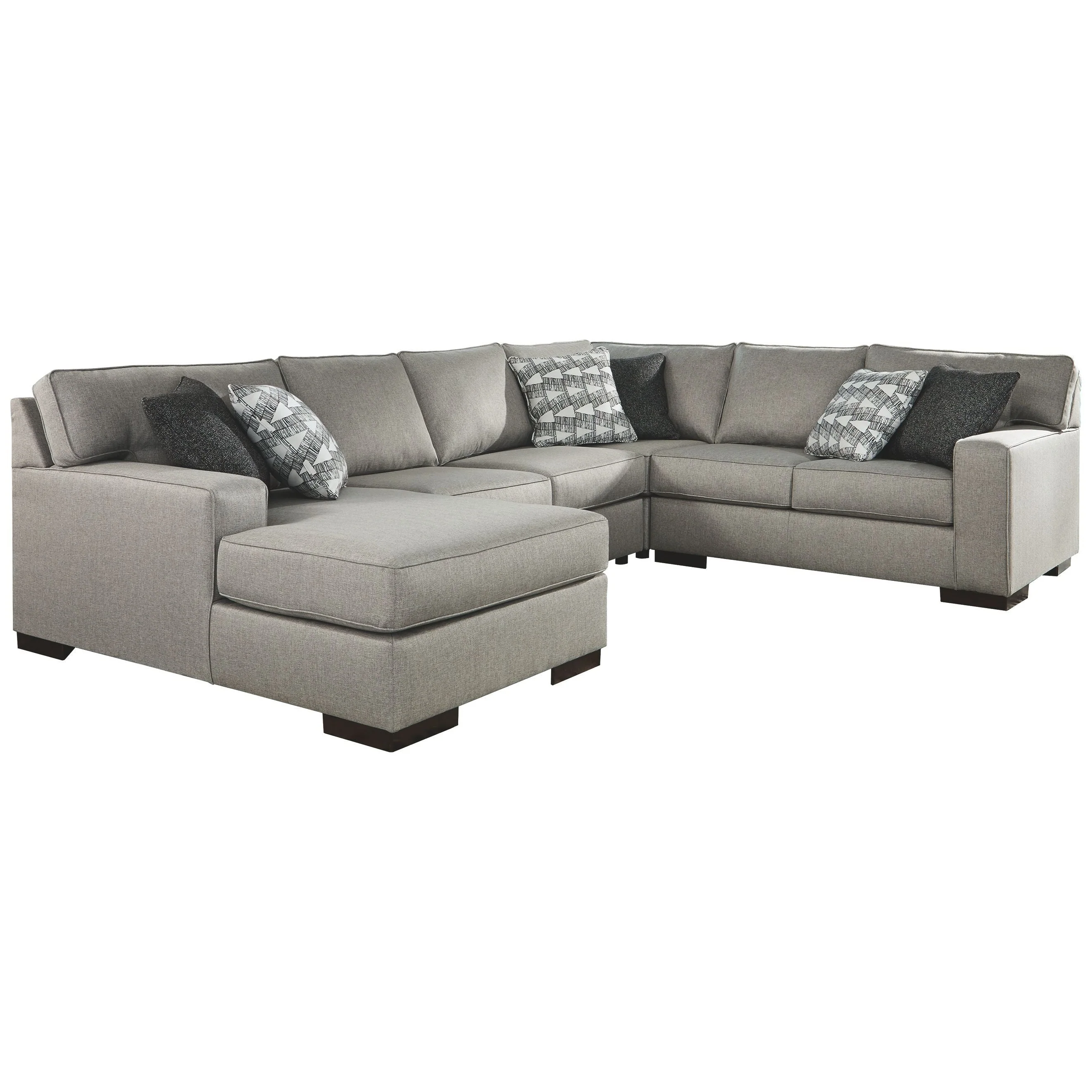 Marsing Nuvella - Slate - Left Arm Facing Chaise 4 Pc Sectional - Image 2
