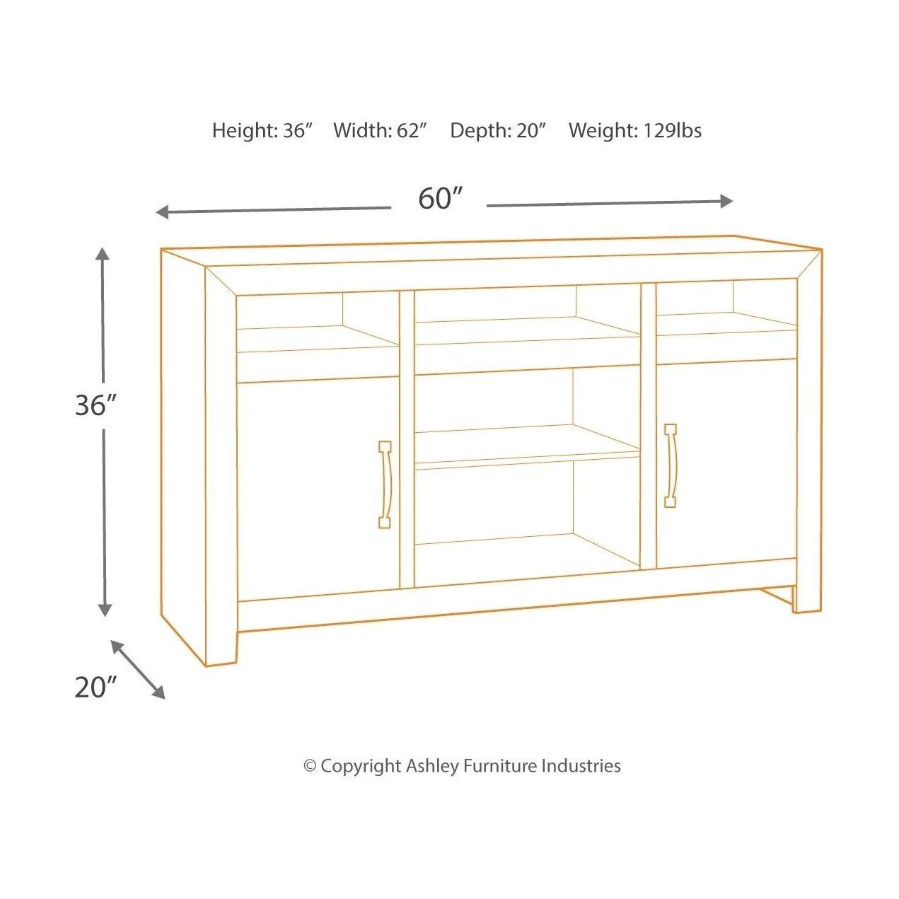 Mayflyn - Charcoal - 2 Pc. - 62"  Tv Stand With Fireplace Insert Glass/stone - Image 4