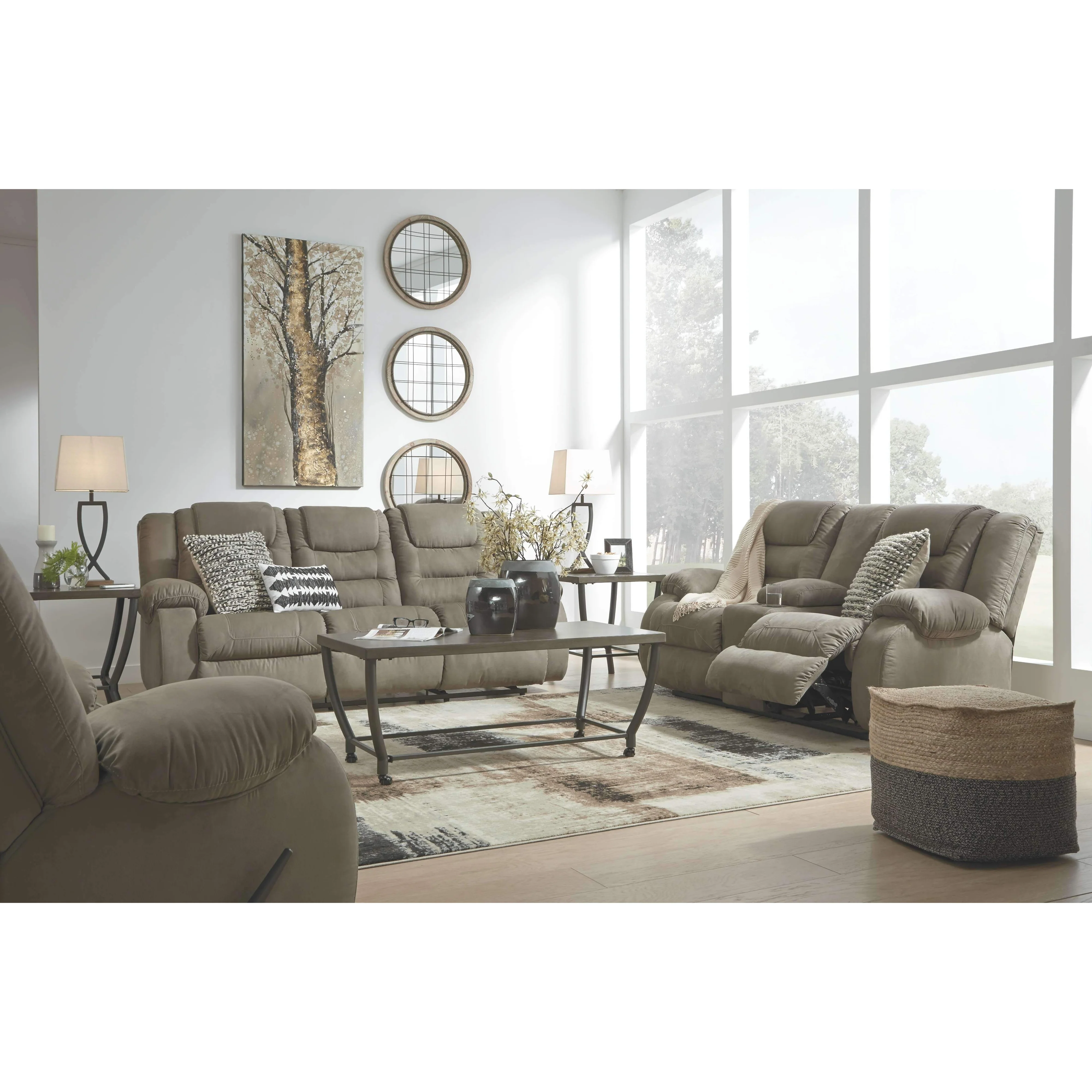 Mccade - Cobblestone - Dbl Rec Loveseat W/console - Image 29