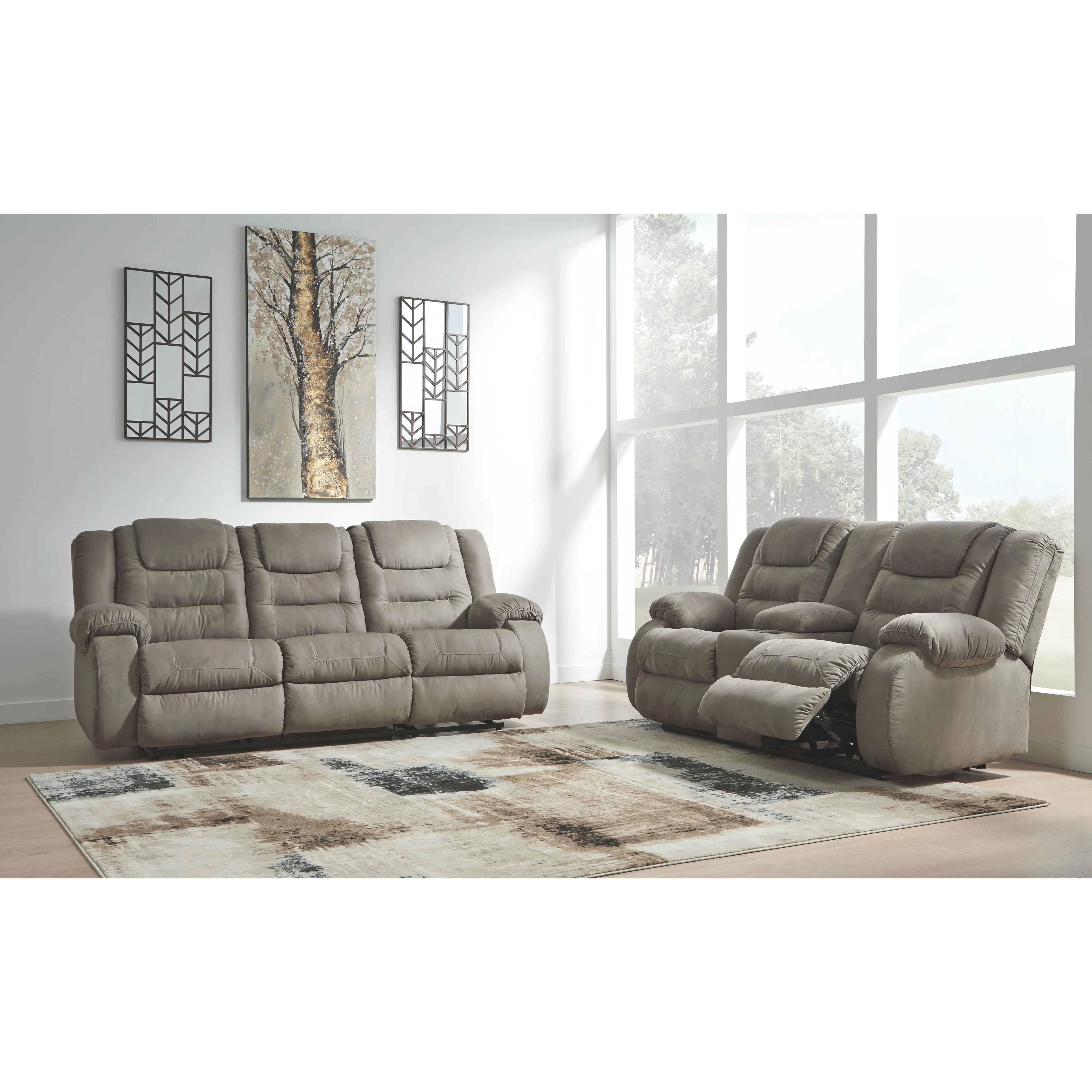 Mccade - Cobblestone - Dbl Rec Loveseat W/console - Image 38