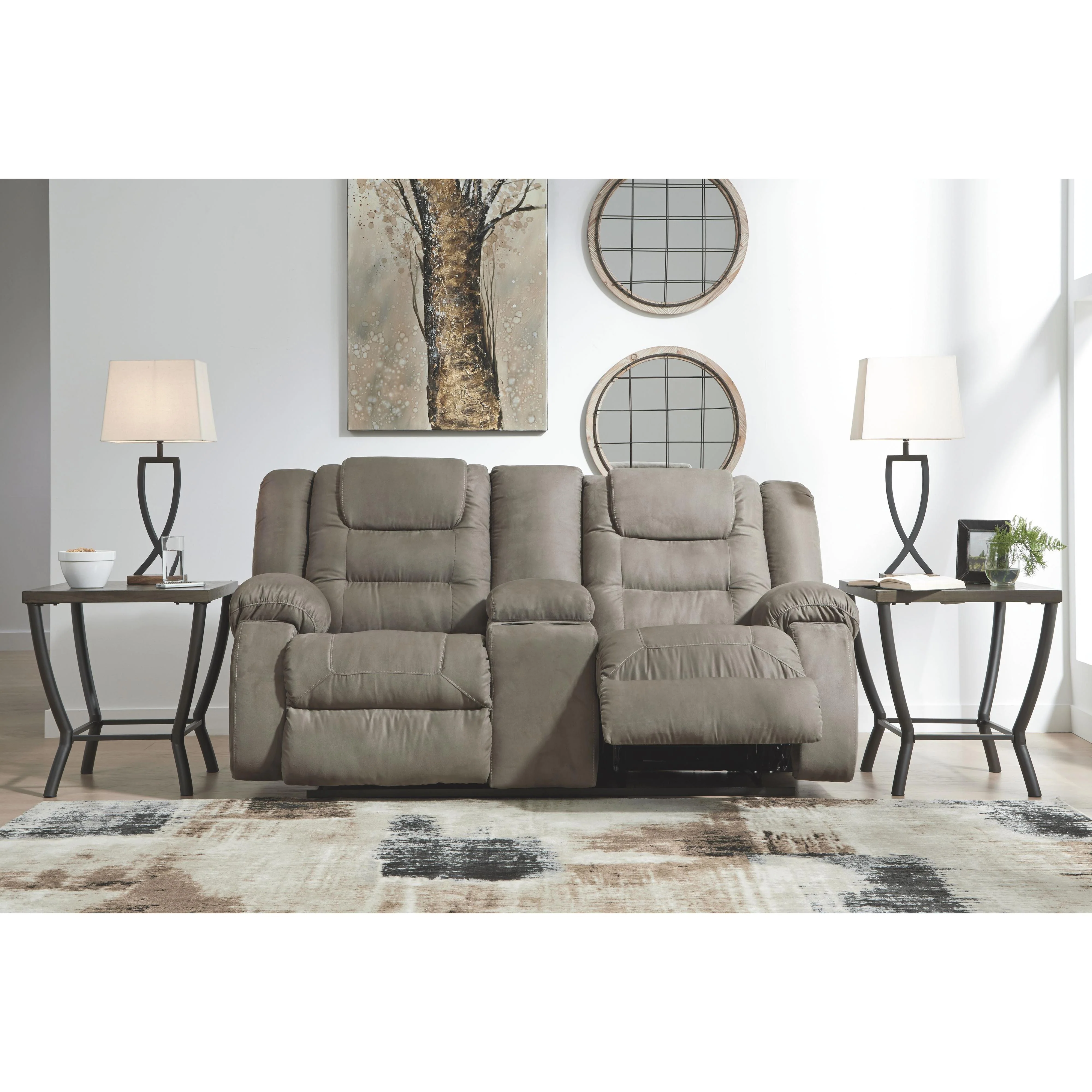 Mccade - Cobblestone - Dbl Rec Loveseat W/console - Image 46