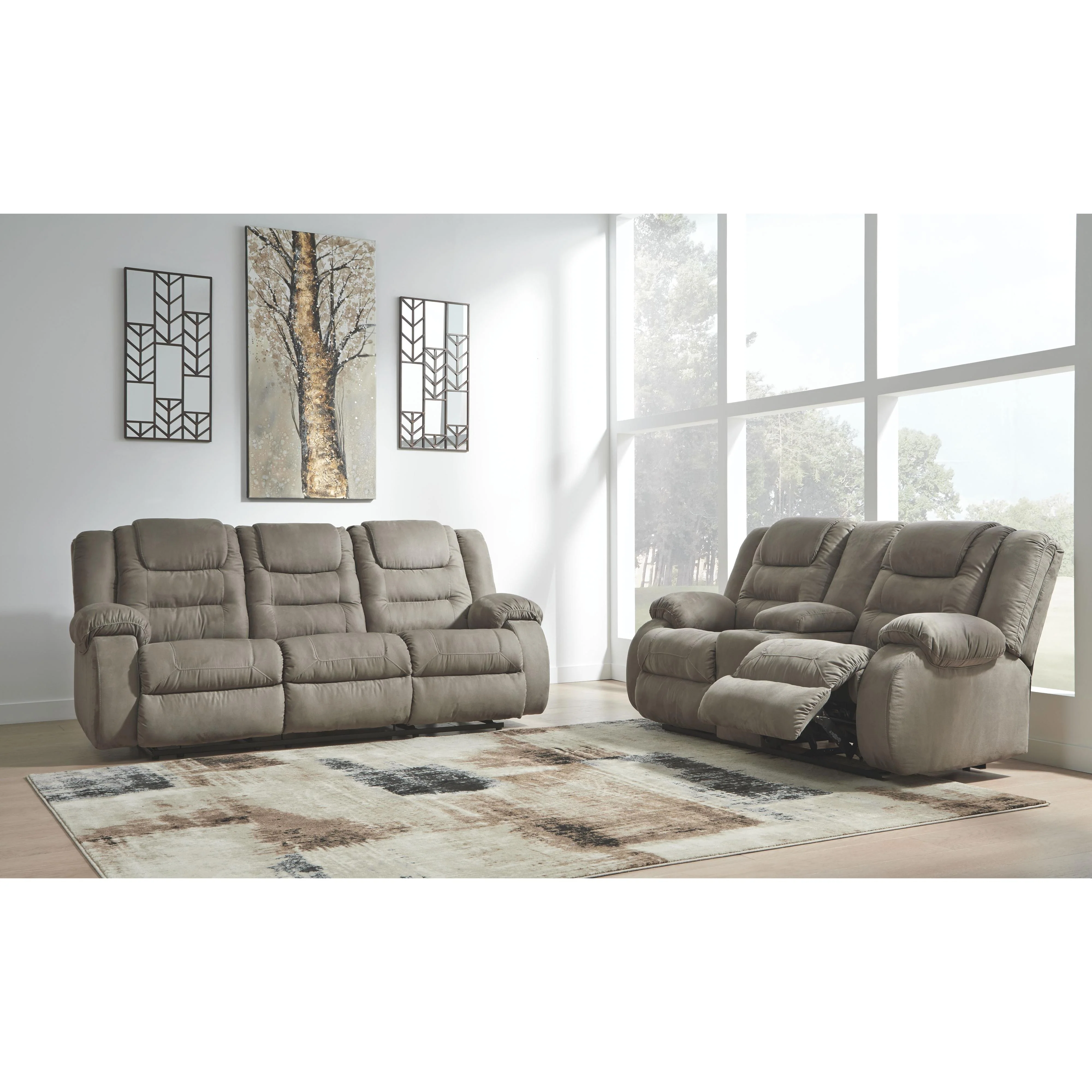 Mccade - Cobblestone - Dbl Rec Loveseat W/console - Image 49