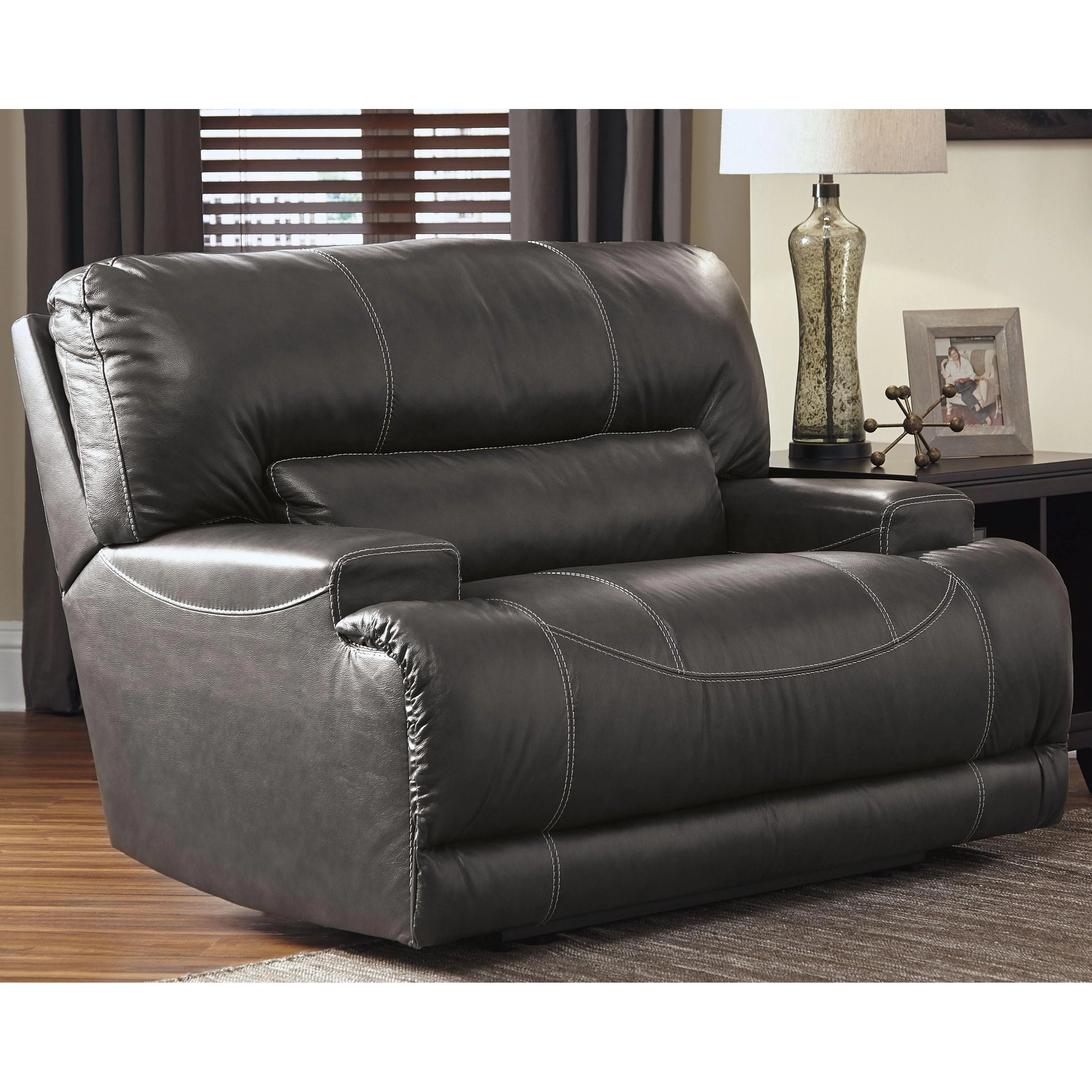 Mccaskill - Gray - Oversized Power Recliner - Image 8