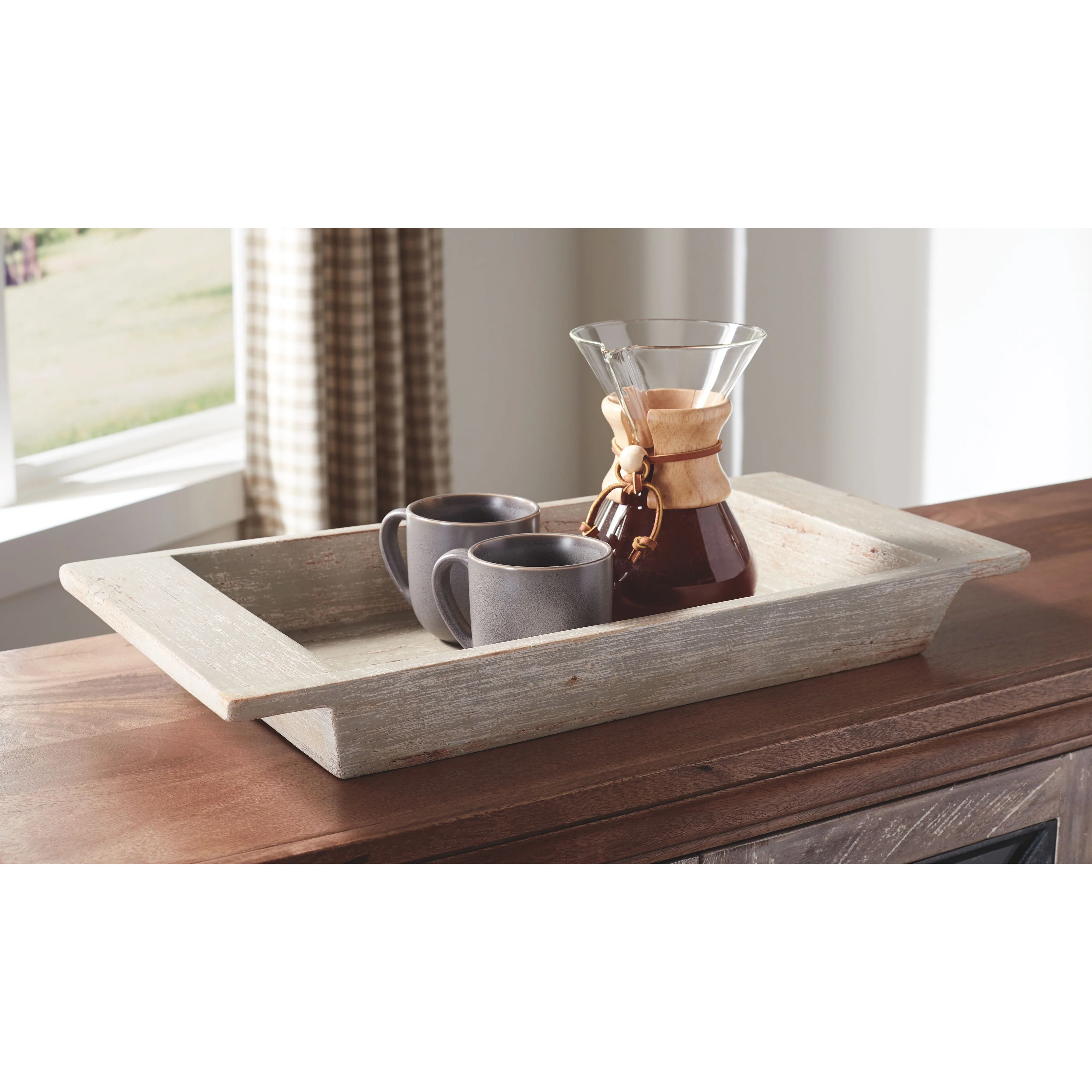 Michaiah - Antique White - Tray - Image 12