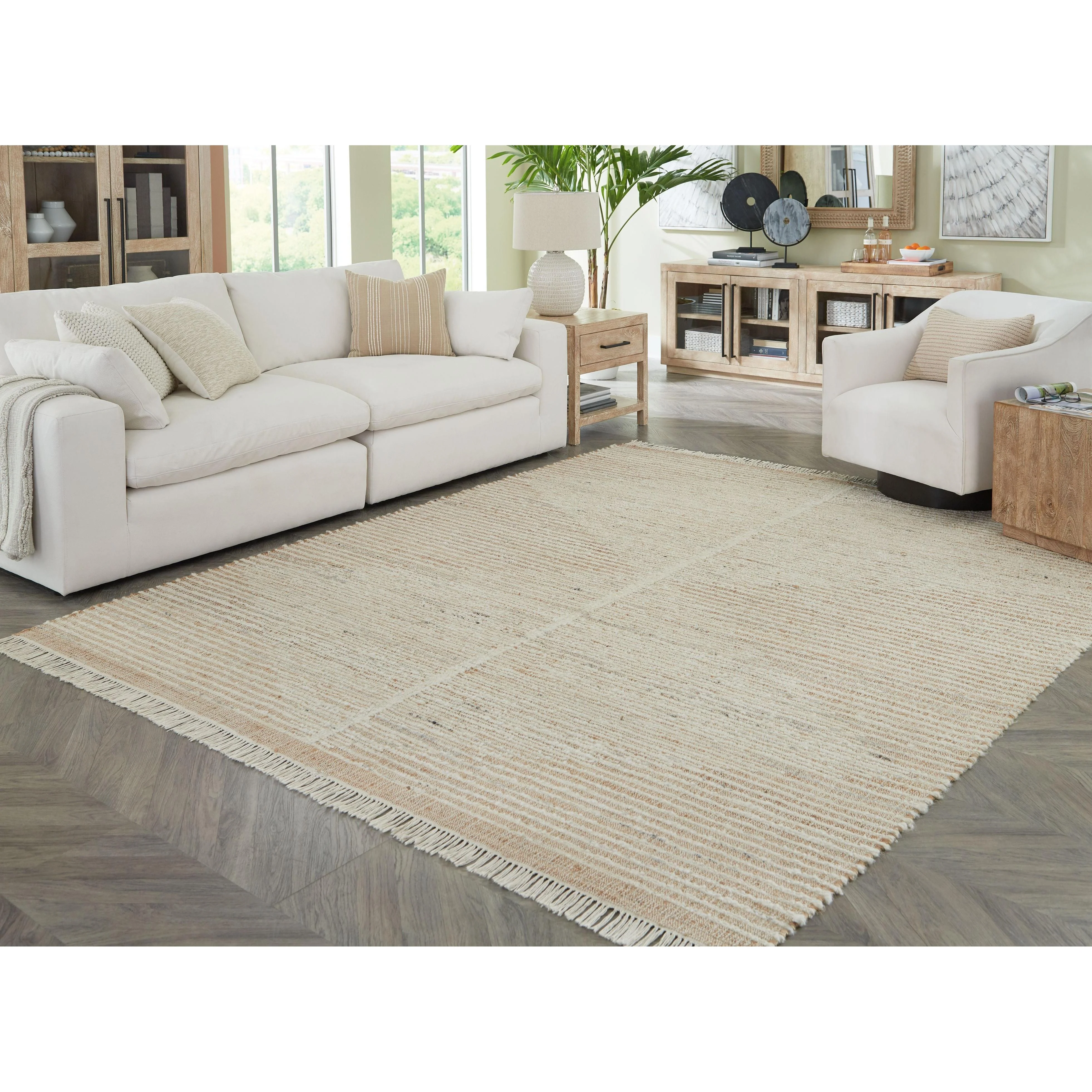 Millennium - Natural/cream - Large Rug - Image 2
