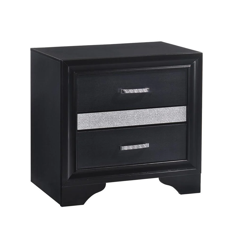 Miranda - Nightstand - Black - Image 2