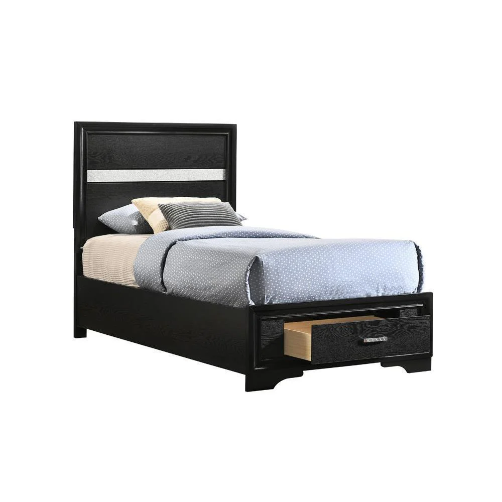 Miranda - Twin Bed - Black - Image 3