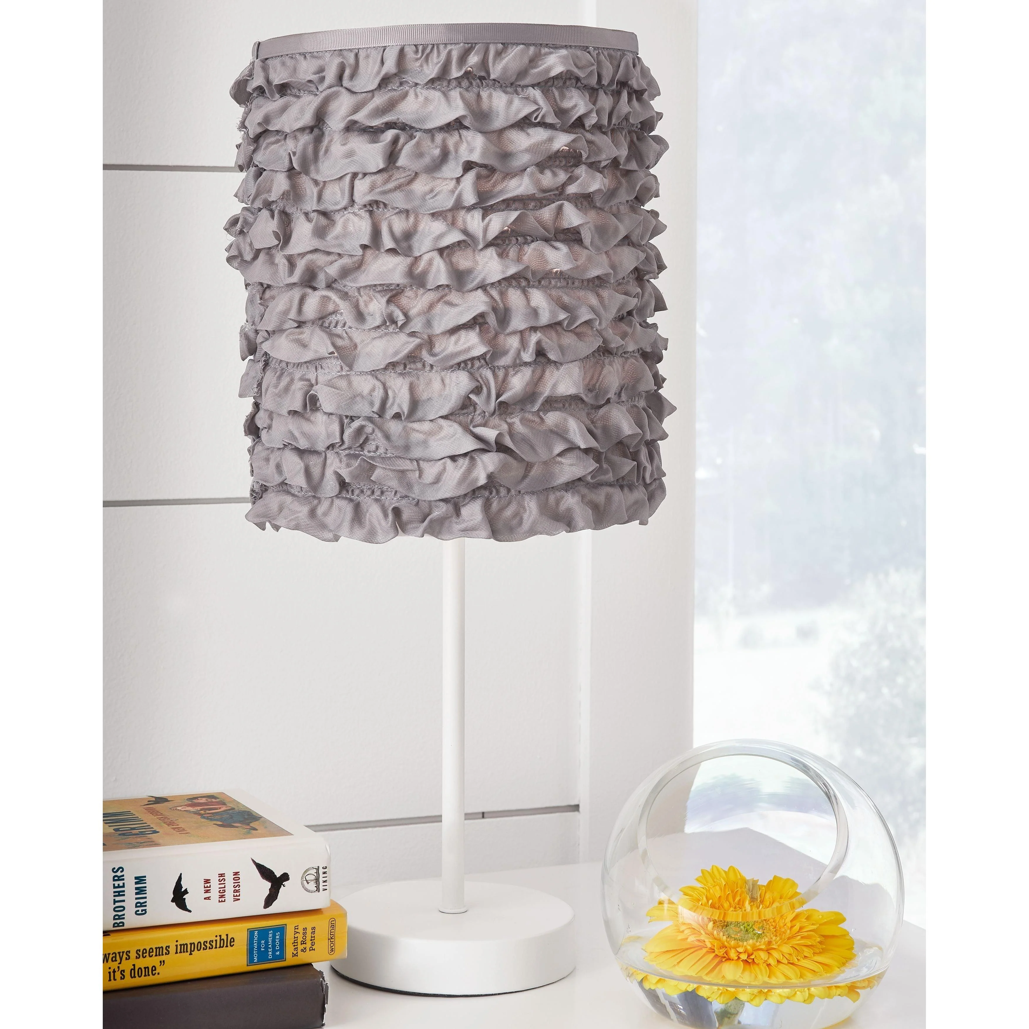 Mirette - Gray/white - Metal Table Lamp (1/cn) - Image 2