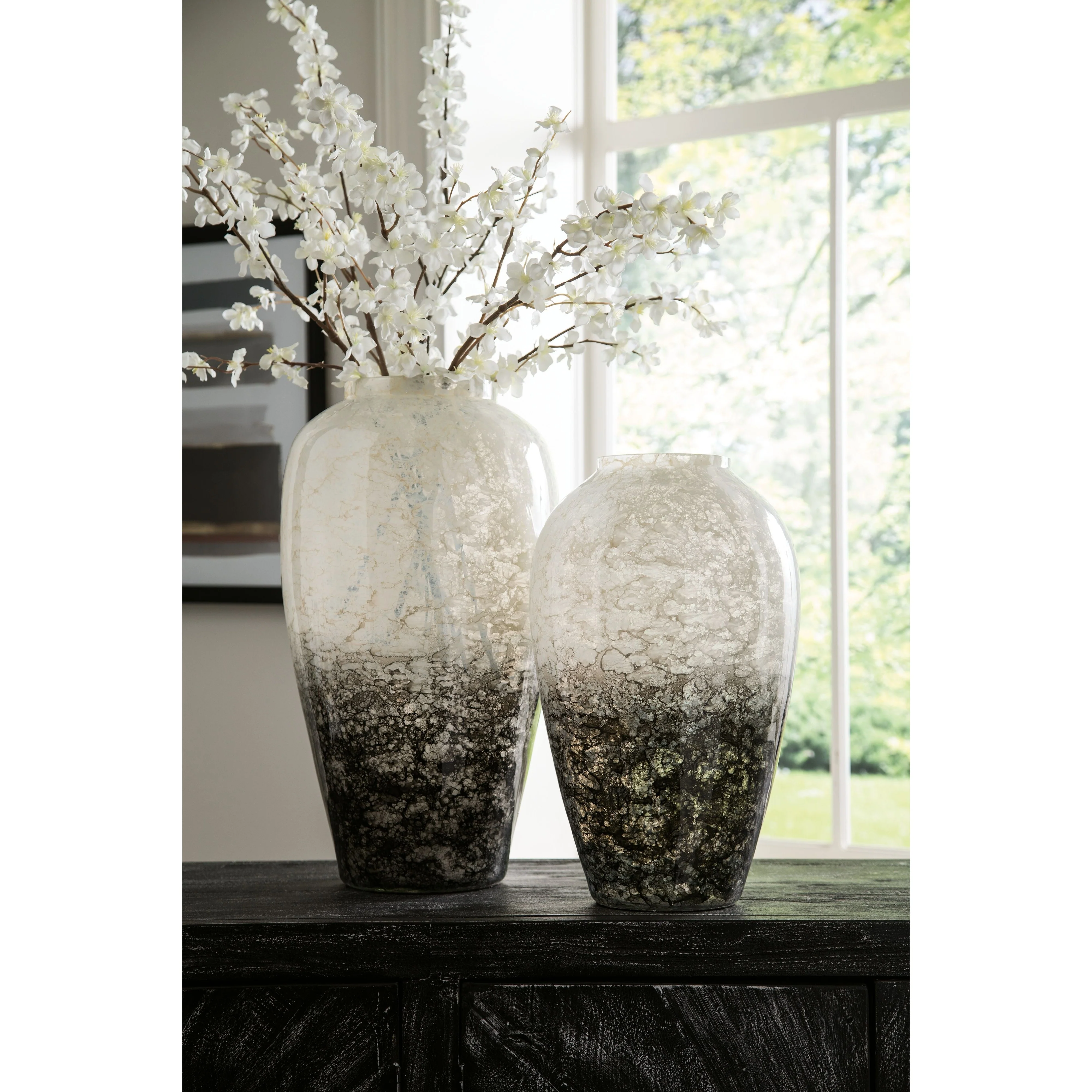 Mirielle - White/gray - Vase - Large - Image 11