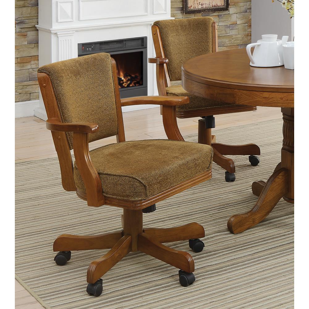 Mitchell - Game Table - Game Chair - Light Brown - Image 4