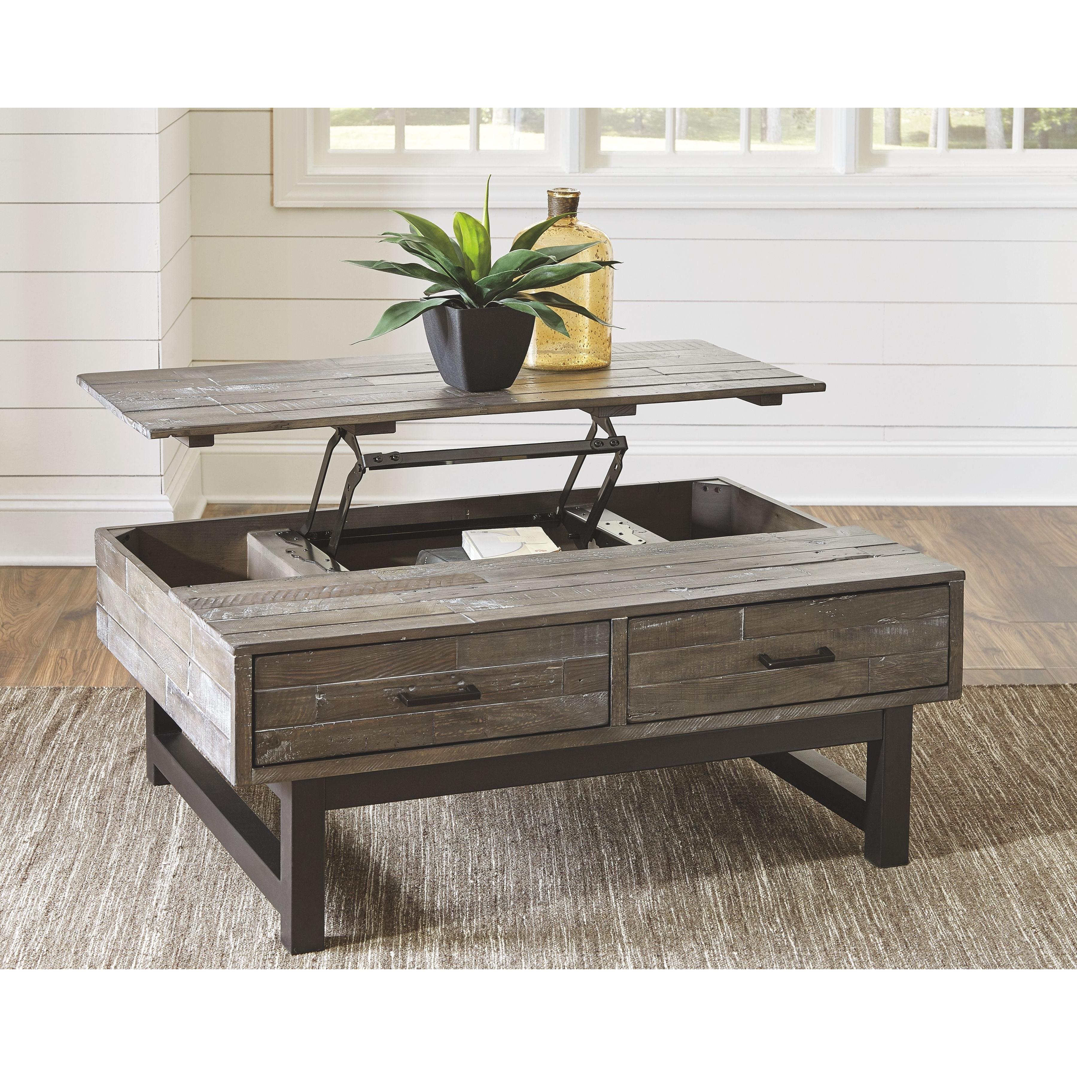 Mondoro - Grayish Brown - Lift Top Cocktail Table - Image 11