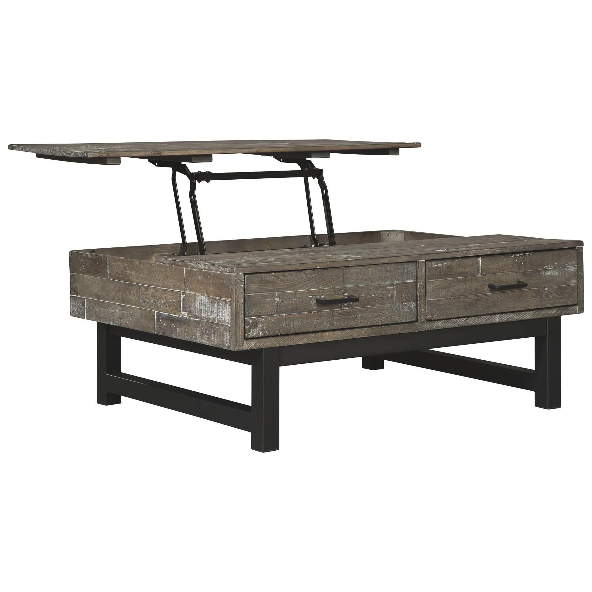 Mondoro - Grayish Brown - Lift Top Cocktail Table - Image 3