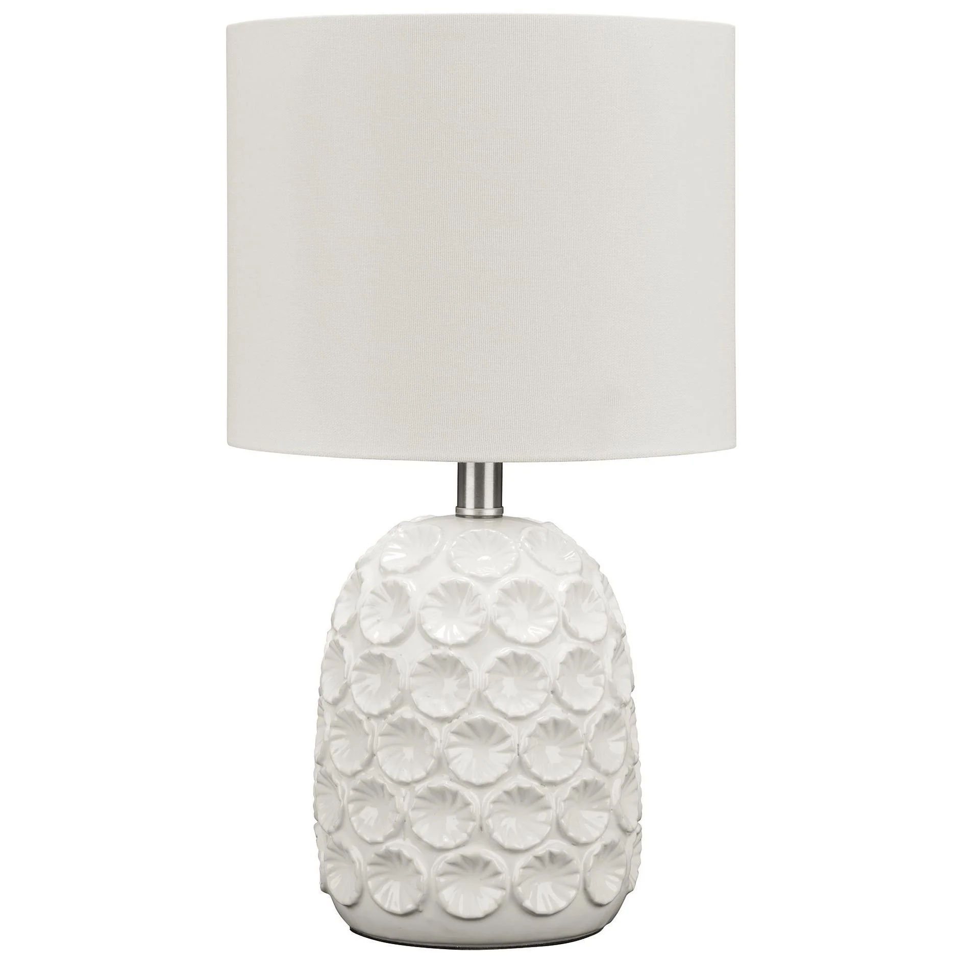 Moorbank - White - Ceramic Table Lamp (1/cn)