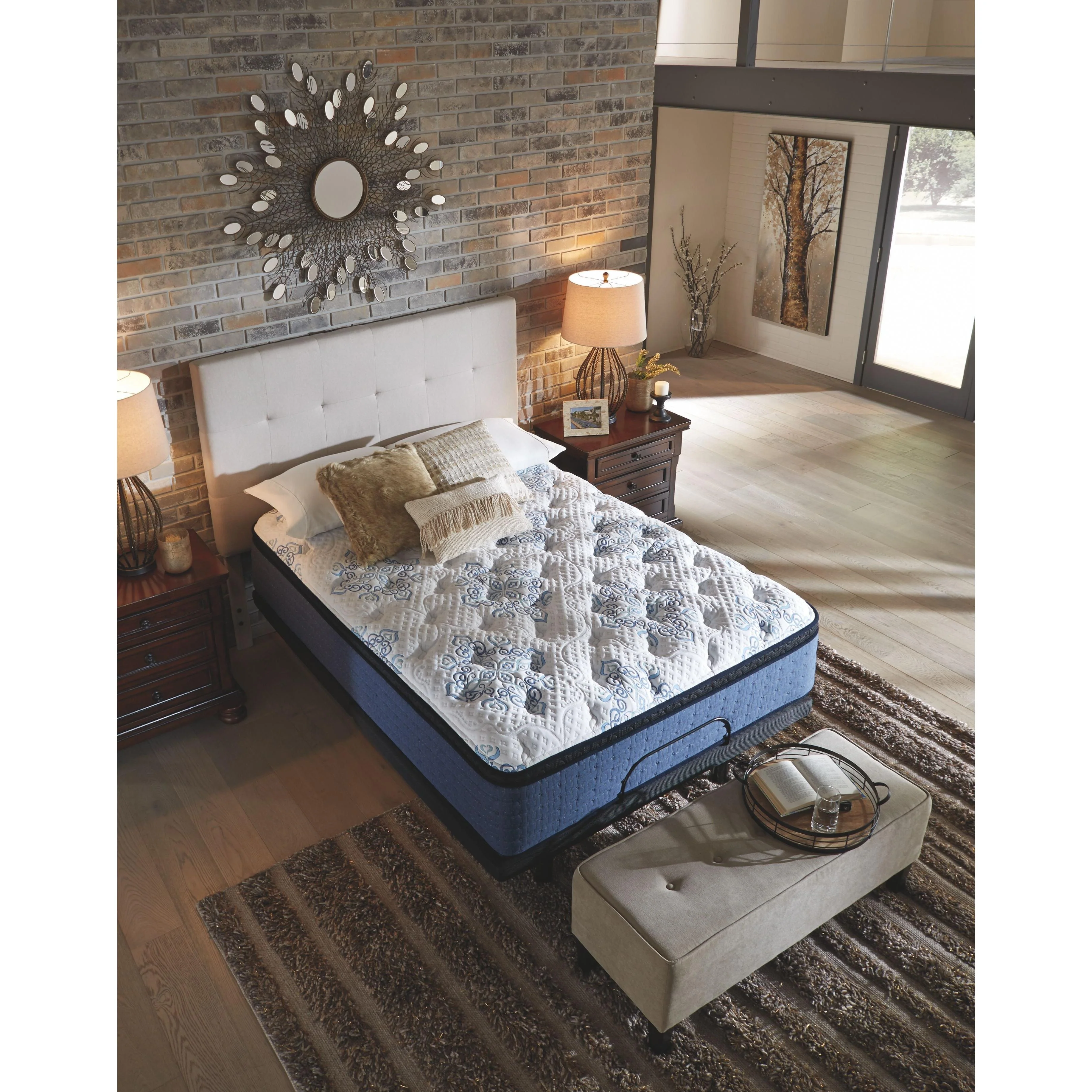 Mt Dana - White - California King Mattress - Euro Top - Image 5