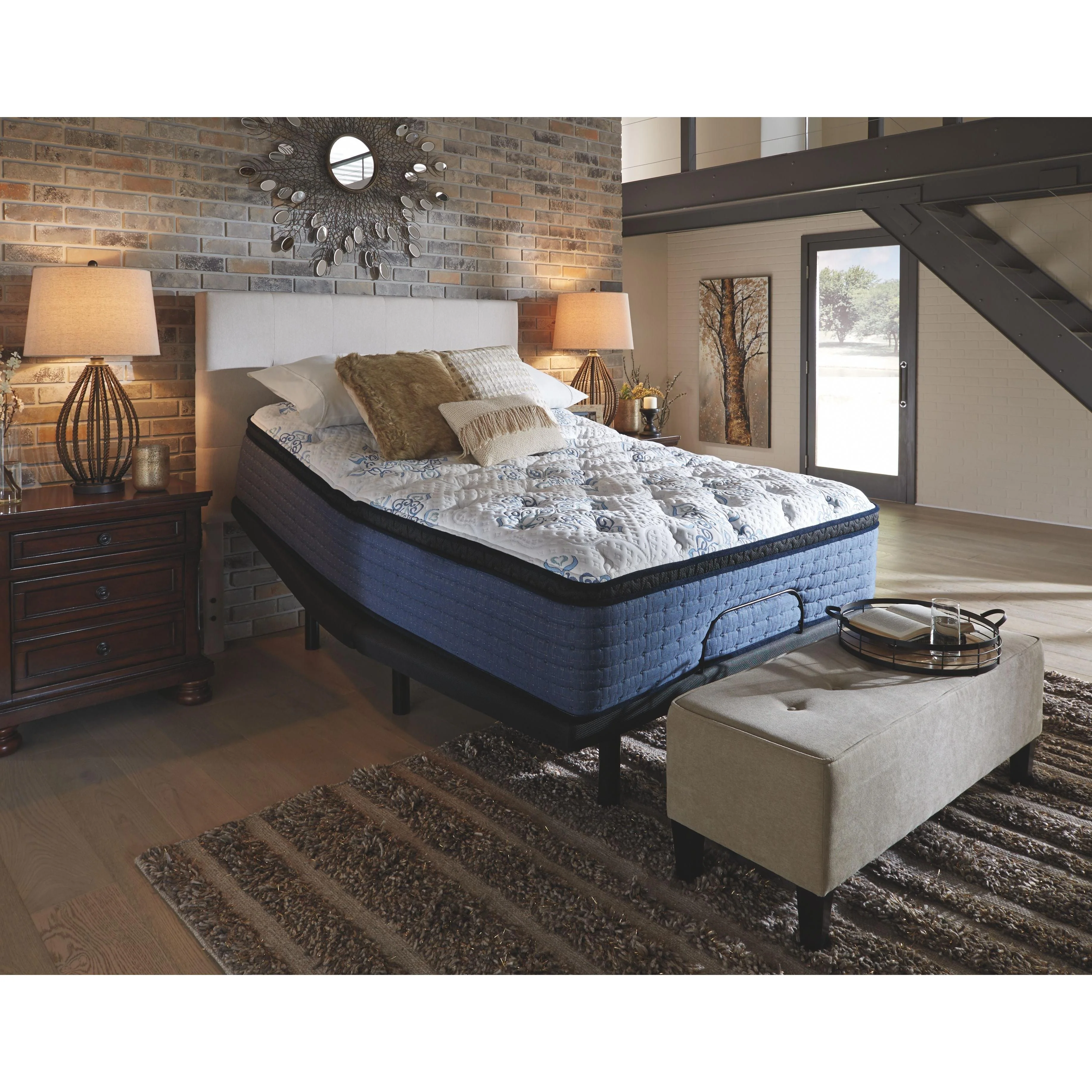 Mt Dana - White - Queen Mattress - Euro Top - Image 6