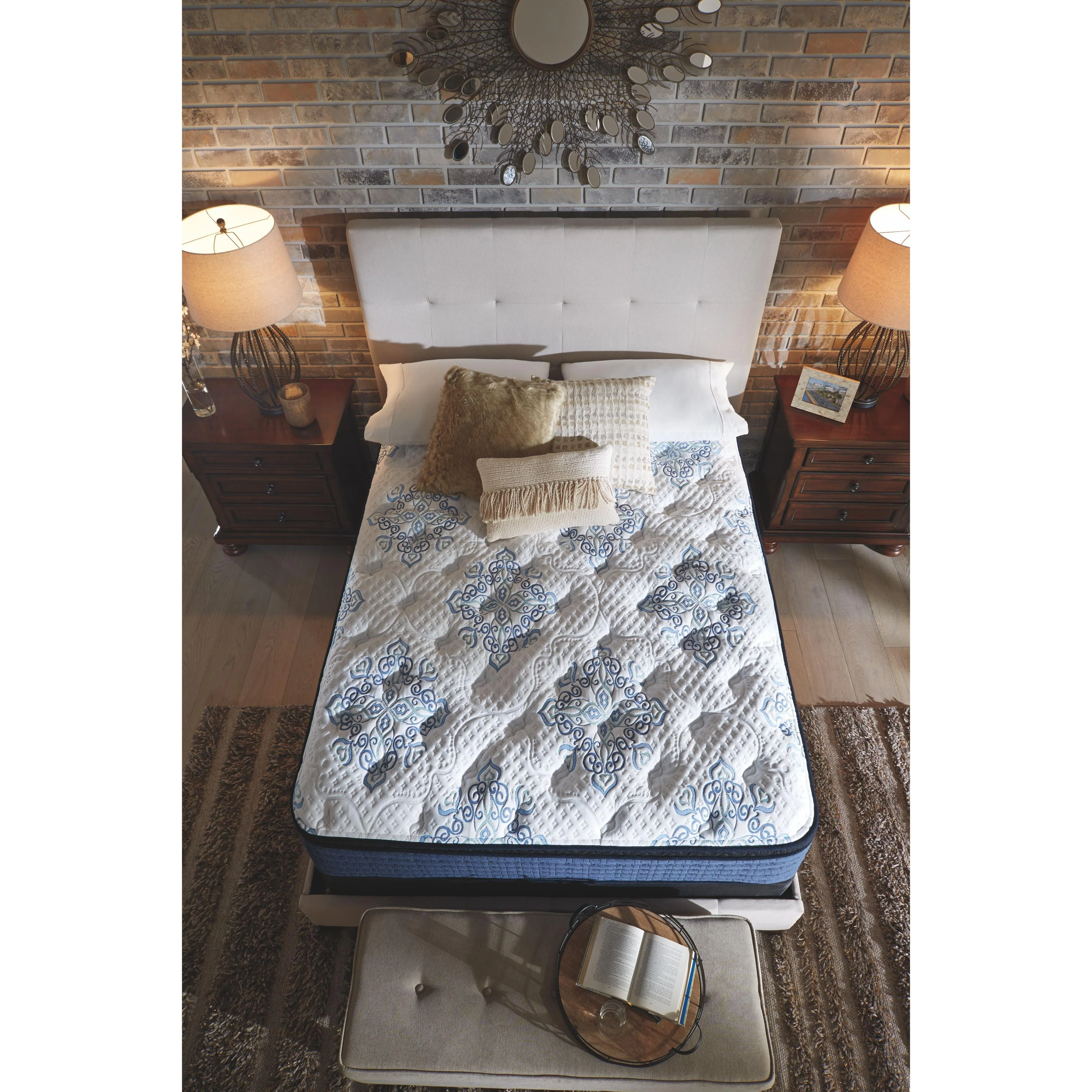 Mt Dana - White - Queen Mattress - Euro Top - Image 8