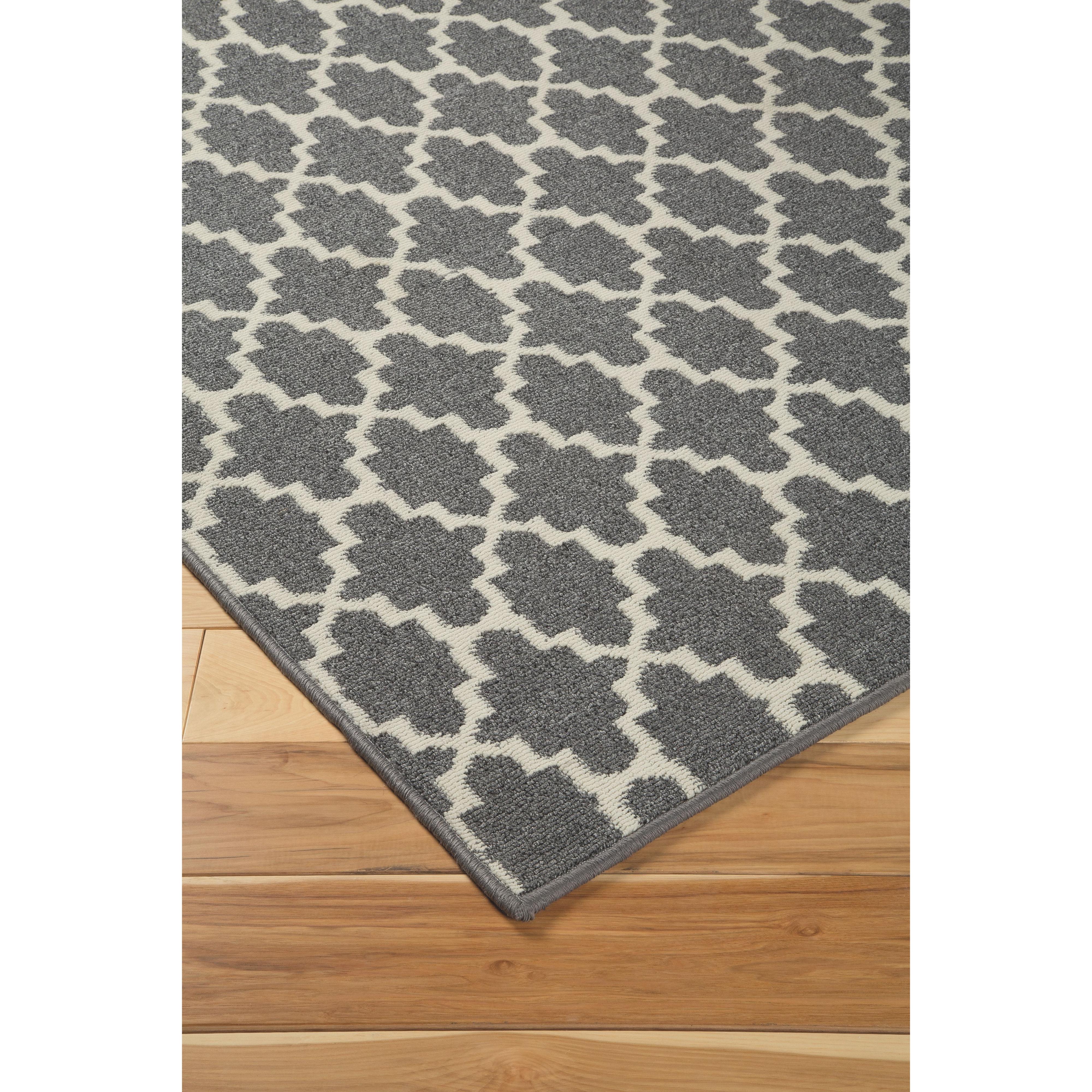 Nathanael - Gray/cream - Large Rug