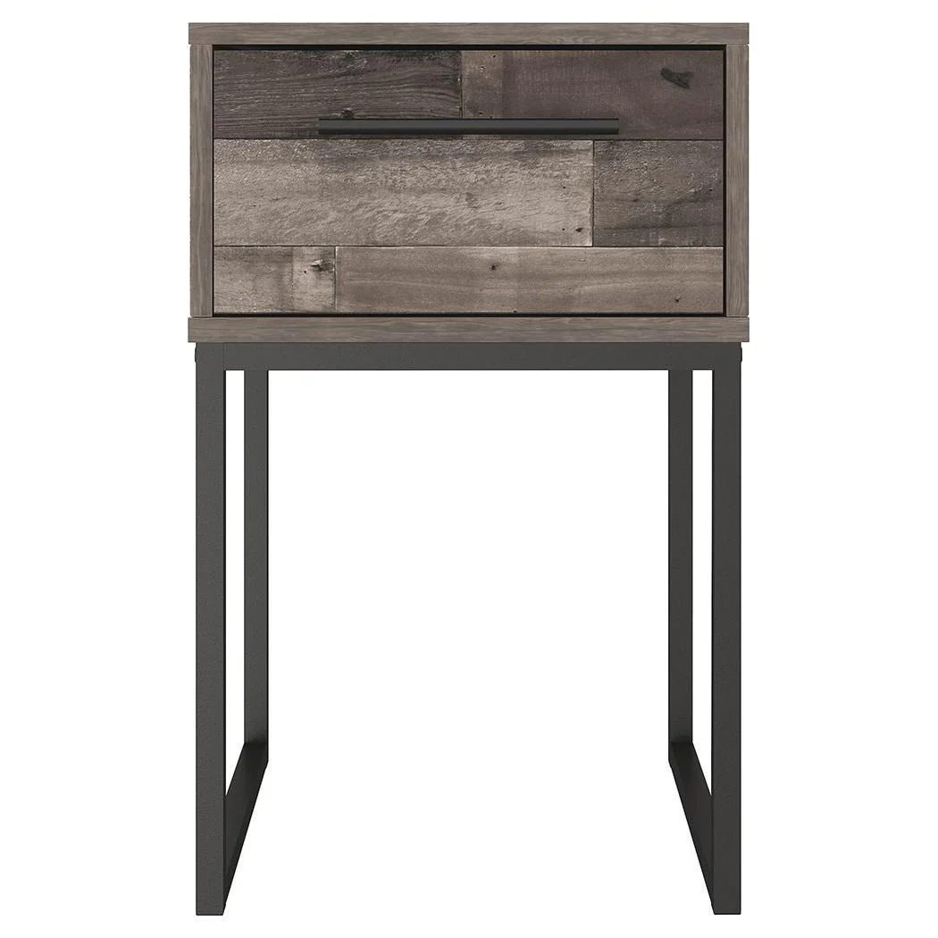 Ashley Neilsville One Drawer Night Stand in Black/gray - Image 4
