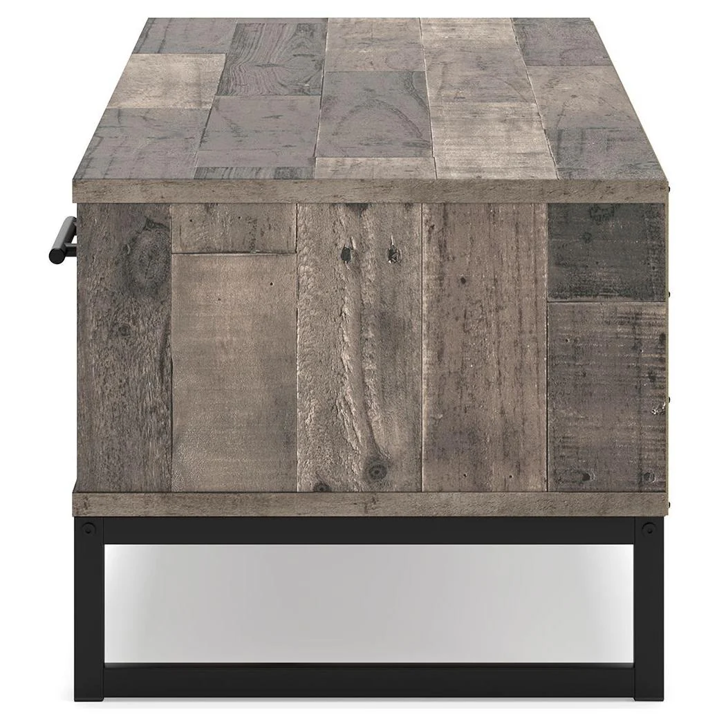 Neilsville - Black / Gray - Storage Bench - Image 7
