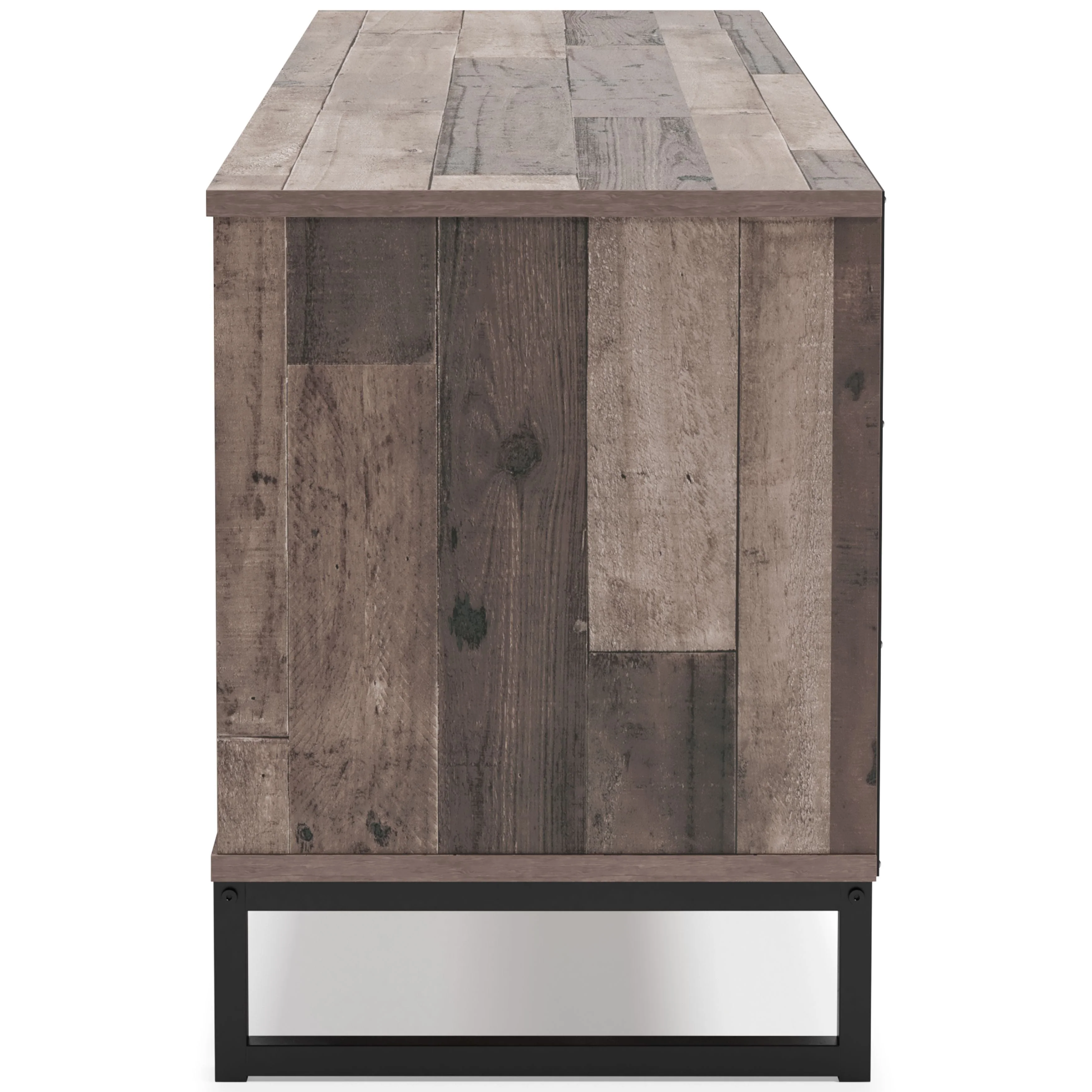 Neilsville - Multi Gray - Medium Tv Stand - Vinyl-wrapped - Image 7