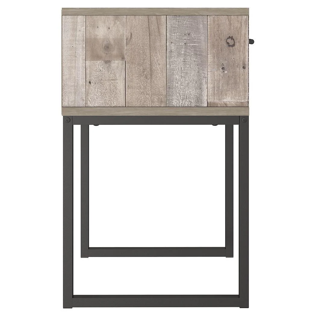 Neilsville - Whitewash - One Drawer Night Stand - Vinyl-wrapped - Image 5