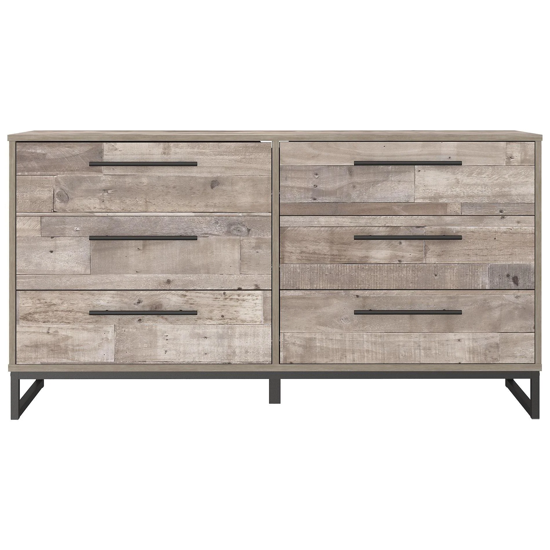 Neilsville - Whitewash - Six Drawer Dresser - Image 13