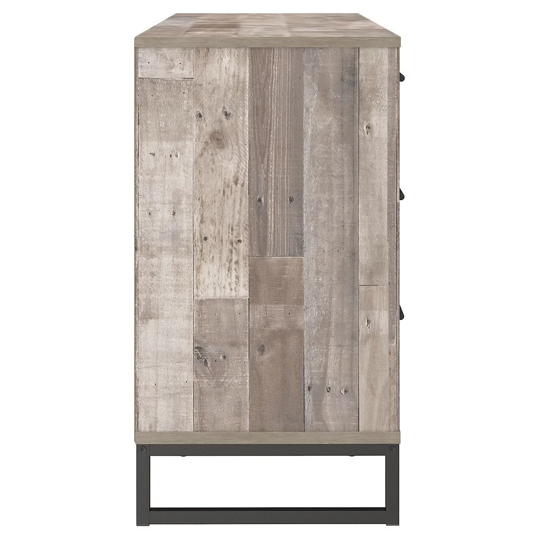 Neilsville - Whitewash - Six Drawer Dresser - Vinyl-wrapped - Image 5