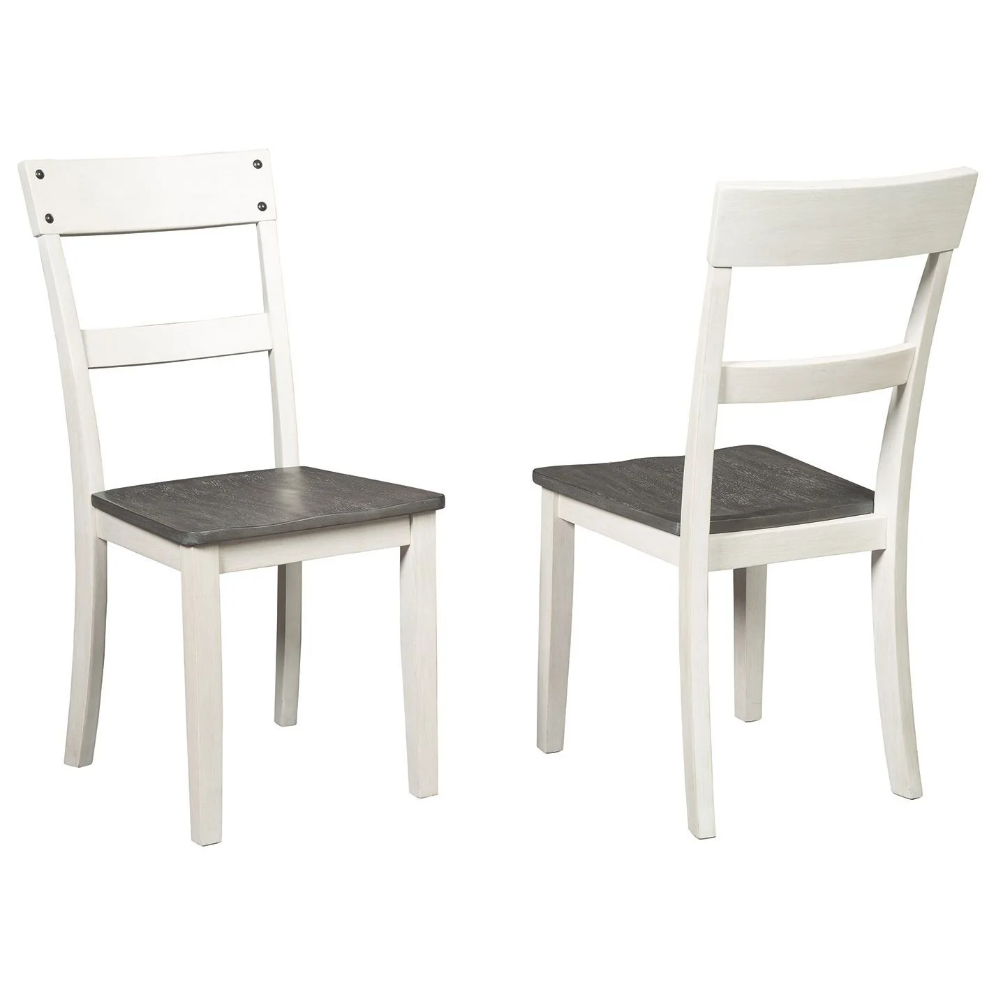 Nelling - White / Brown / Beige - Dining Room Side Chair (2/cn) - Image 3