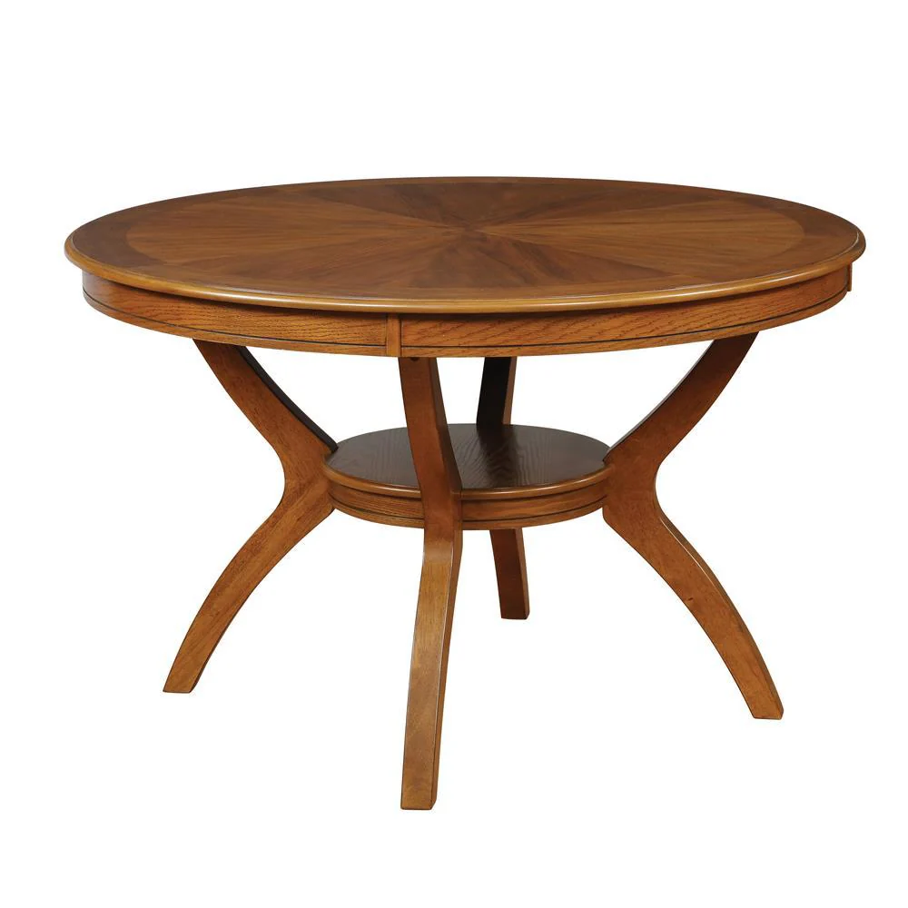 Nelms - Dining Table With Shelf - Brown - Image 15