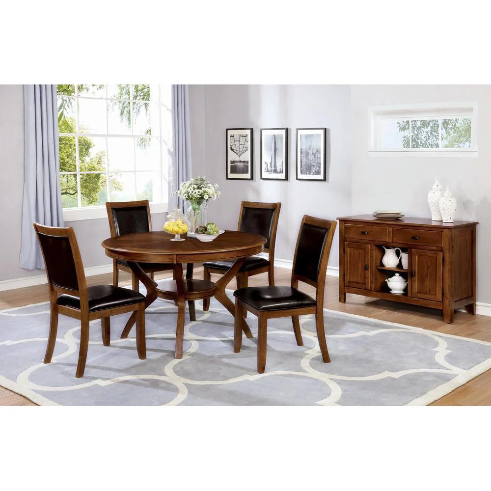 Nelms - Upholstered Side Chair - Black - Image 2