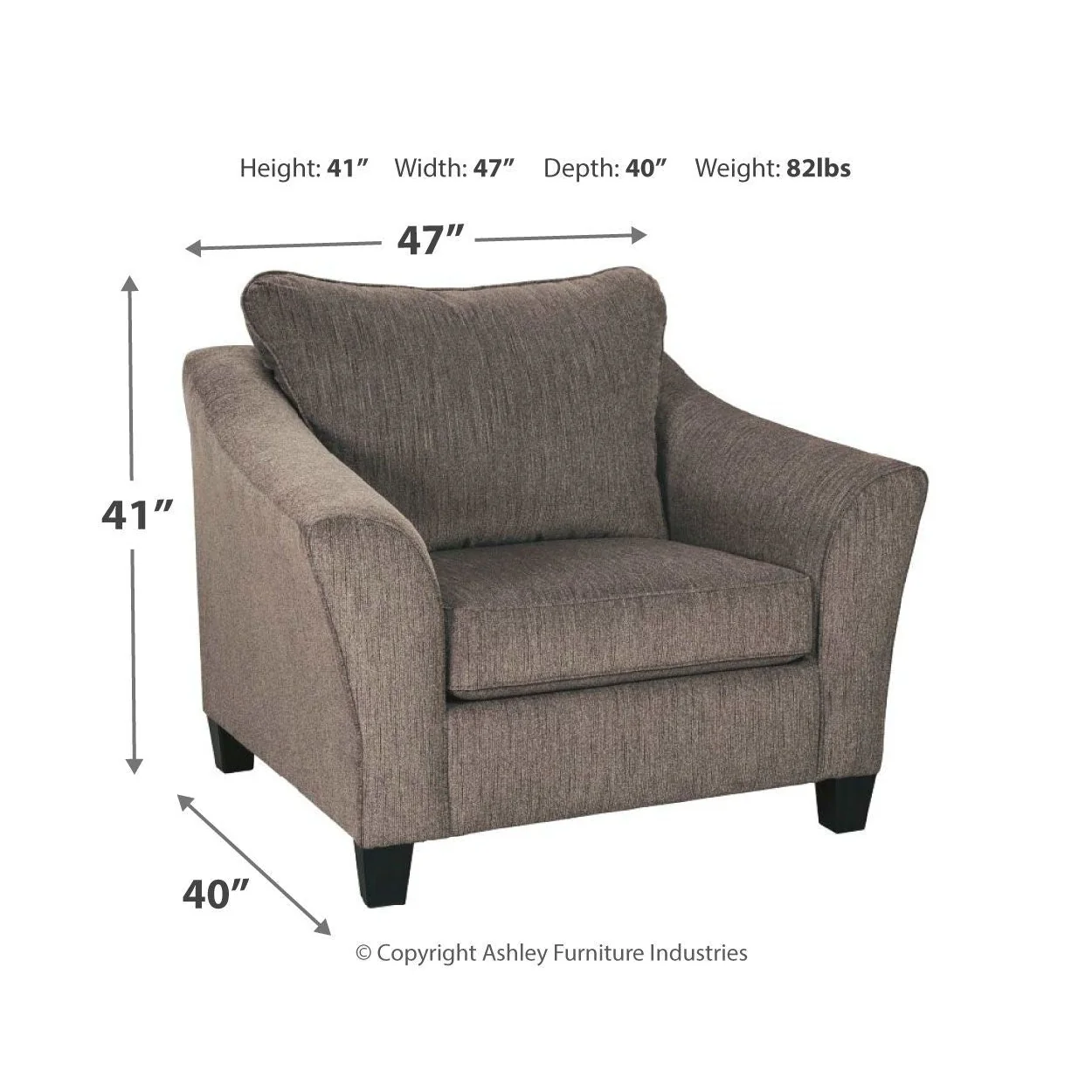 Nemoli - Slate - Chair And A Half - Image 20