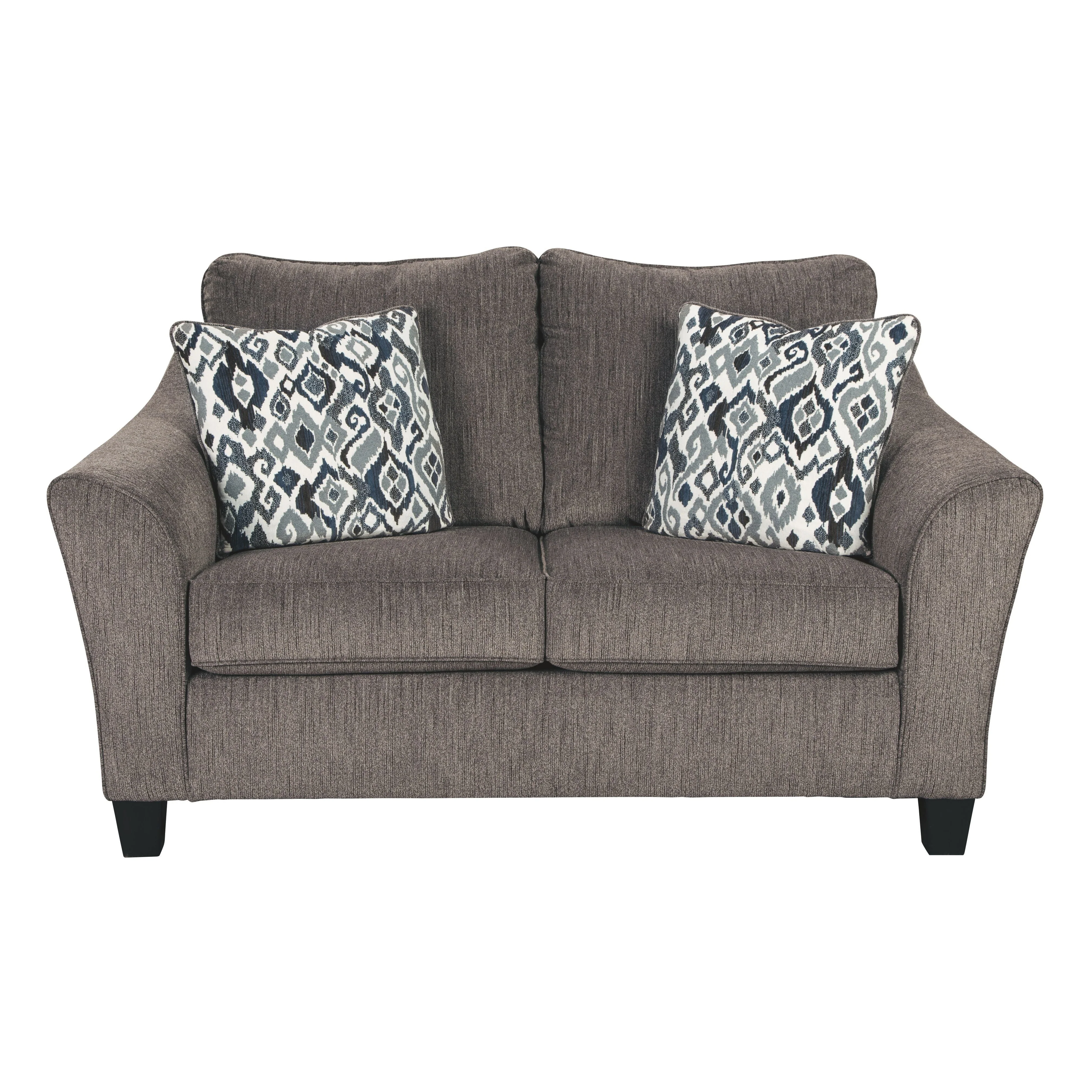 Nemoli - Slate - Loveseat - Image 12