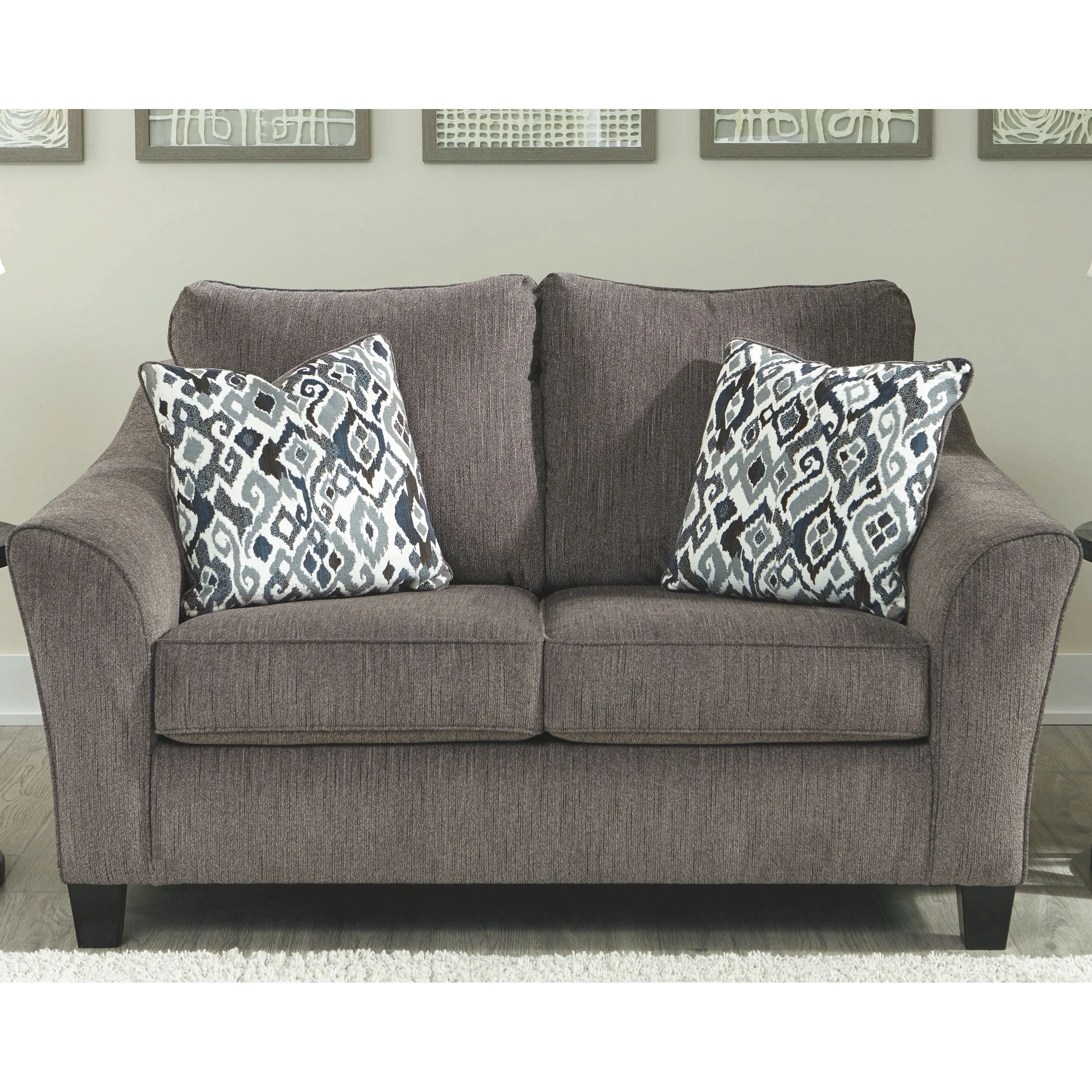 Nemoli - Slate - Loveseat - Image 2