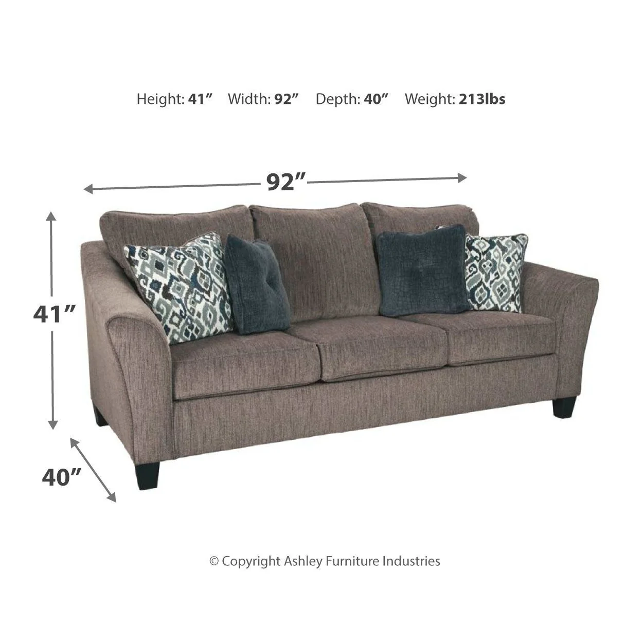 Nemoli - Slate - Queen Sofa Sleeper - Image 19