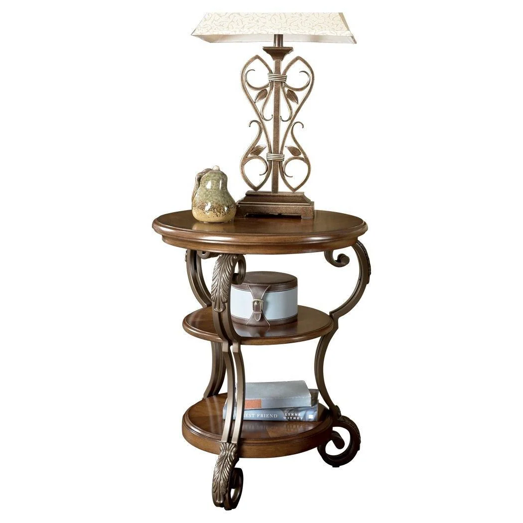 Nestor - Medium Brown - Chair Side End Table